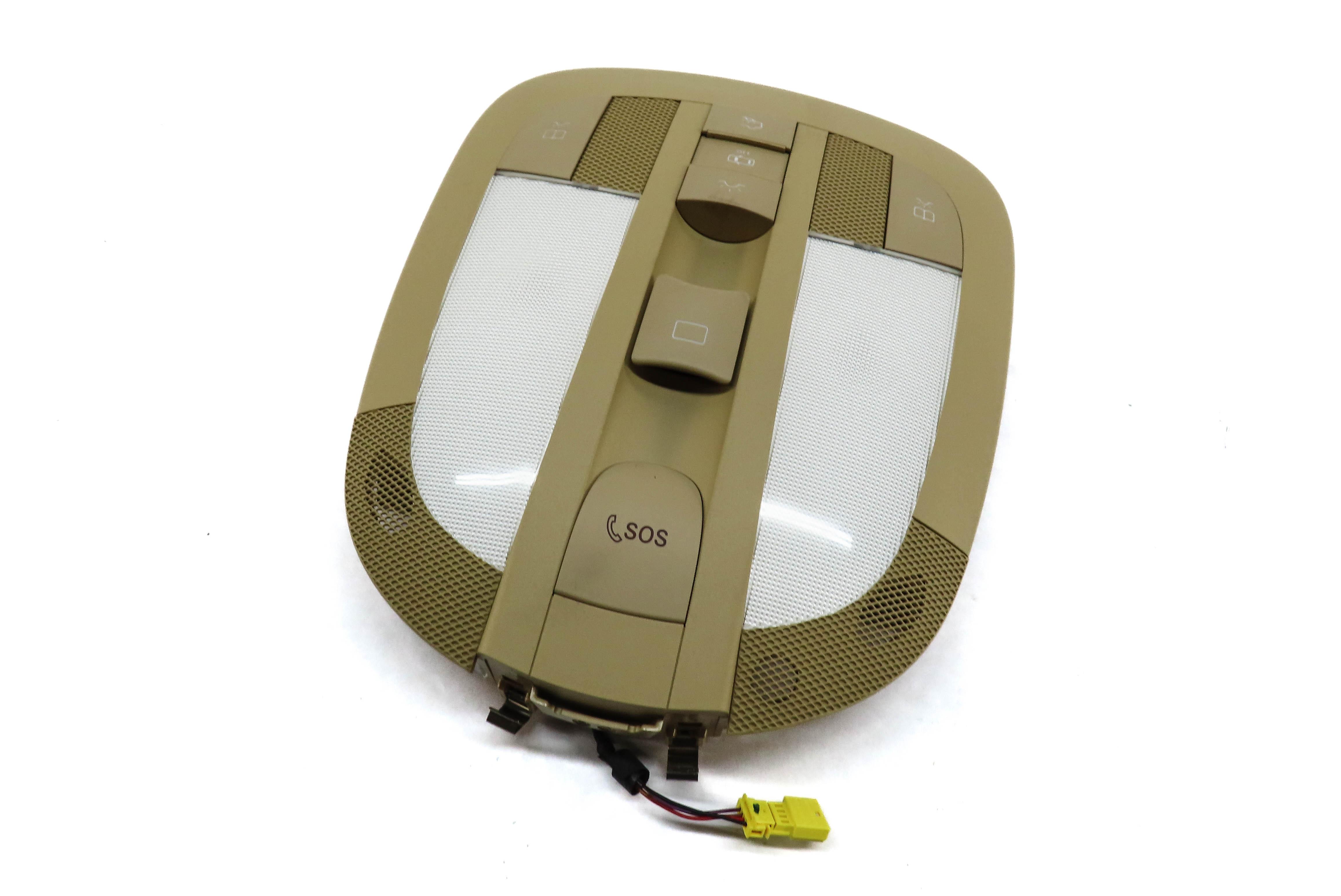 2008 MERCEDES GL550 (X164) FRONT ROOF CENTER DOME LIGHT (BEIGE) 1648207186 — exact item pictured