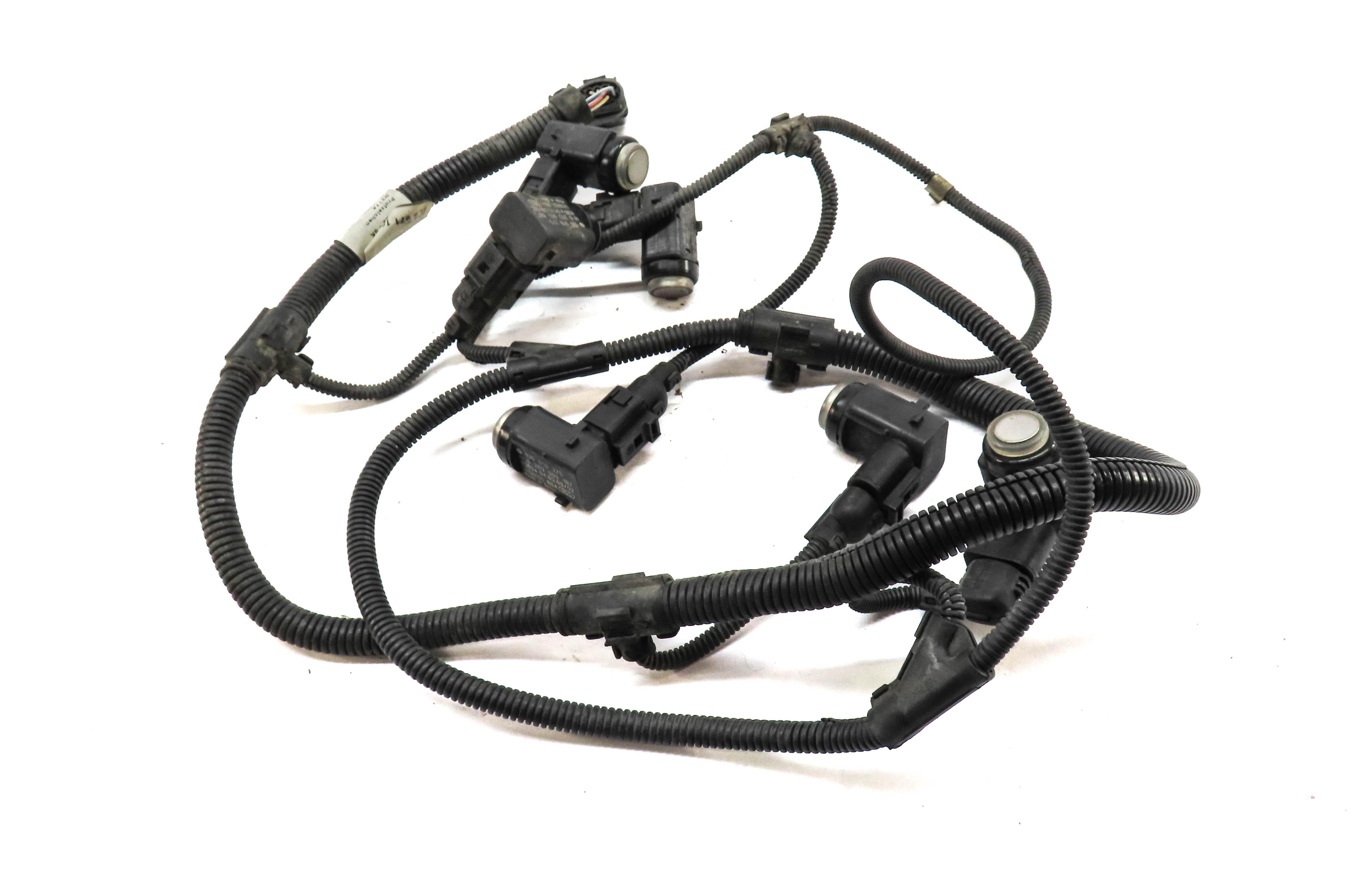 2004 PORSCHE CAYENNE (955) REAR PARK DISTANCE PDC SENSOR SET6 (BEIGE) w/ HARNESS — exact item pictured