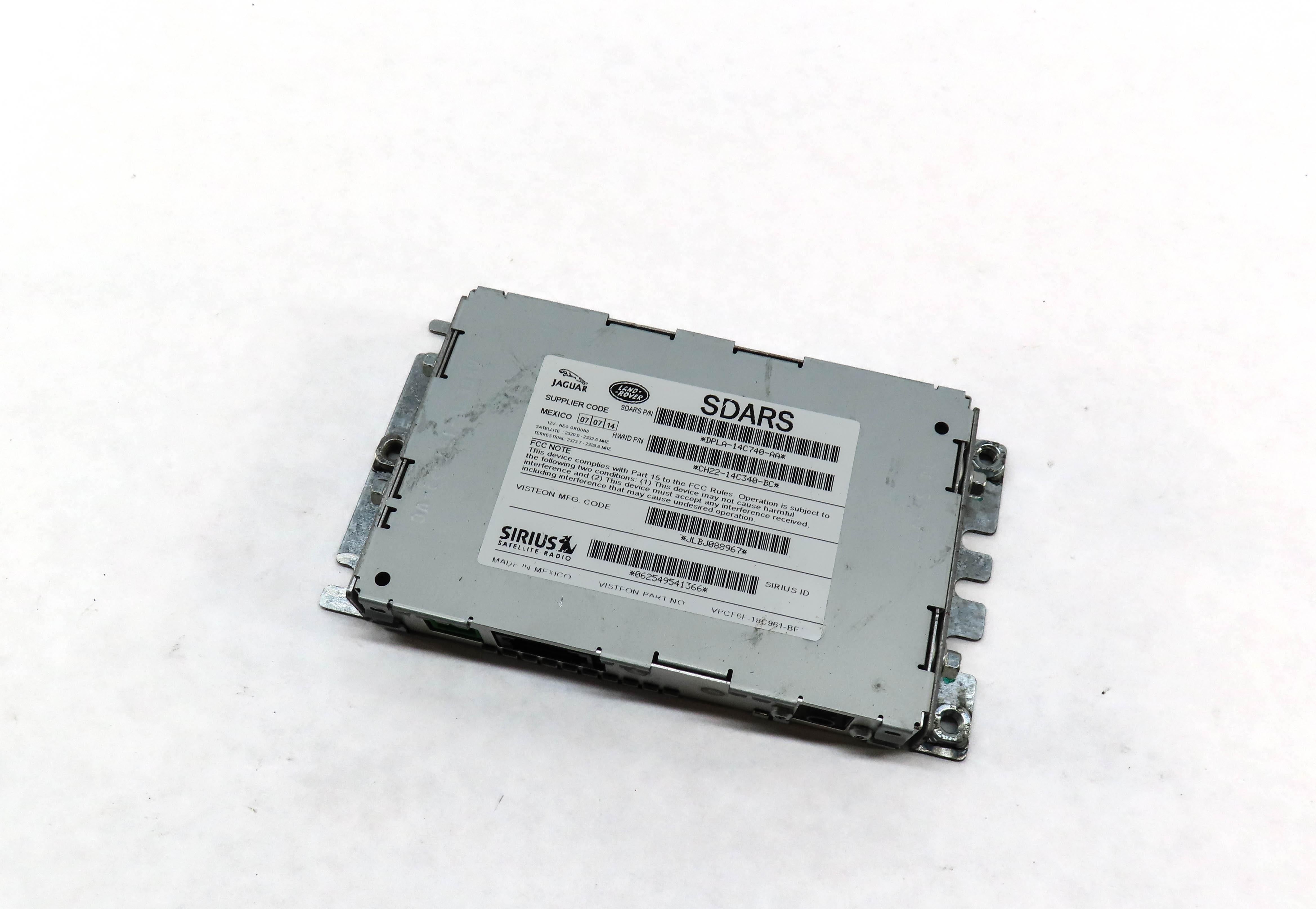13-19 DISCOVERY SPORT LR4 RANGE ROVER SPORT EVOQUE - SIRIUS SATELLITE RECEIVER — exact item pictured