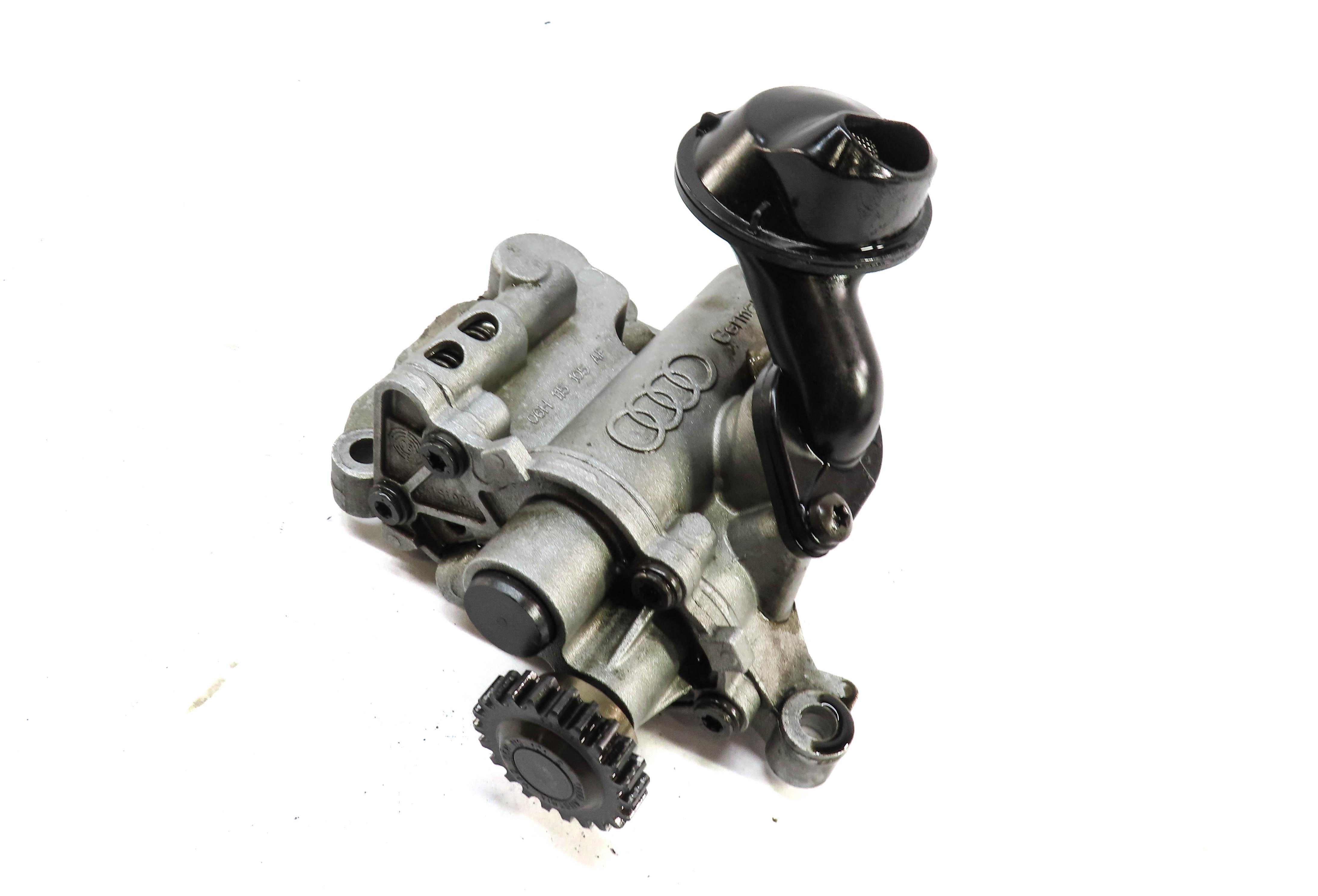 2010 AUDI A5 (B8 8T) 2.0L TURBO ENGINE (CAEB) OIL PUMP w/ PICKUP TUBE — exact item pictured