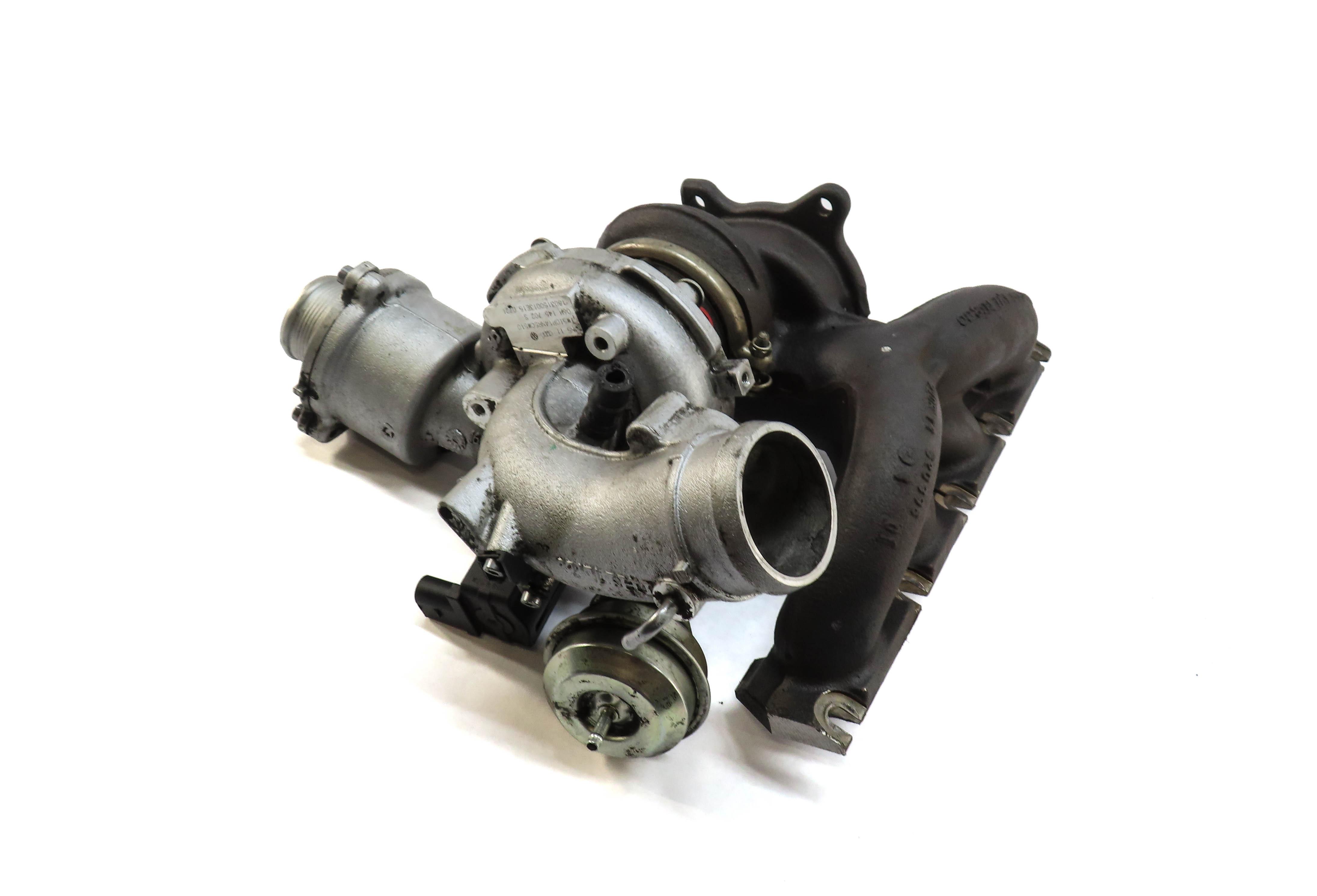 2009-2012 AUDI A4 A5 Q5 (B8 8K 8T 8R) 2.0T TURBO ENGINE TURBOCHARGER w/ MANIFOLD — exact item pictured