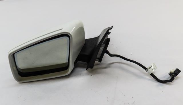 12-15 MERCEDES C250 C350 C63 (C204) LEFT - HEAT MEM AUTODIM DOOR MIRROR (WHITE) — exact item pictured
