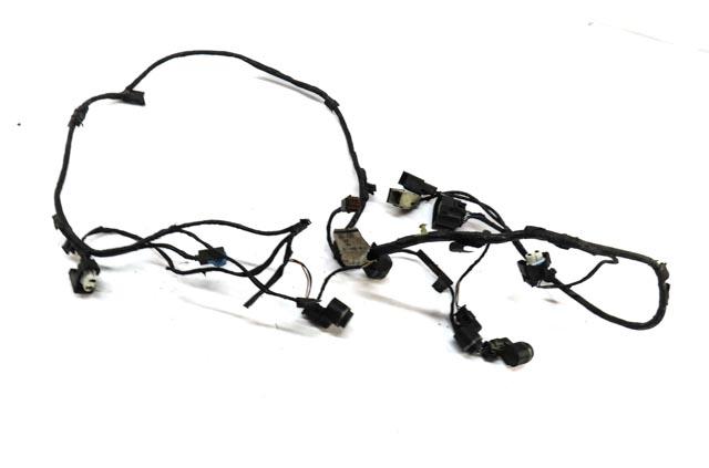 2014 RANGE ROVER SPORT (L494) FRONT PARK ASSIST PDC SENSOR SET4 (GRAY) & HARNESS — exact item pictured