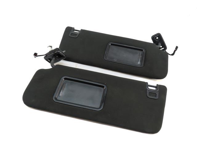 2014-2015 RANGE ROVER SPORT (L494) FRONT LEFT & RIGHT SUNVISOR SET-2 (BLACK) — exact item pictured