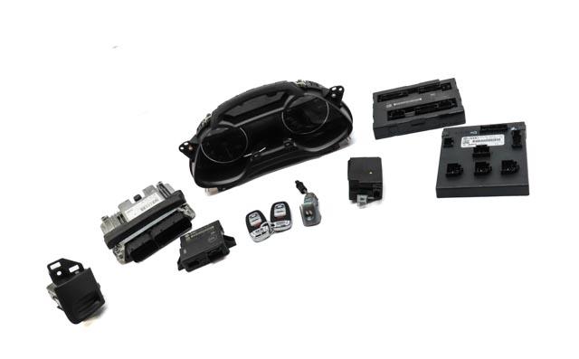 2011 AUDI A4 (B8 8K) SPEEDOMETER BODY FOB ECM ECU BCM ENGINE MODULE & KEY SET — exact item pictured