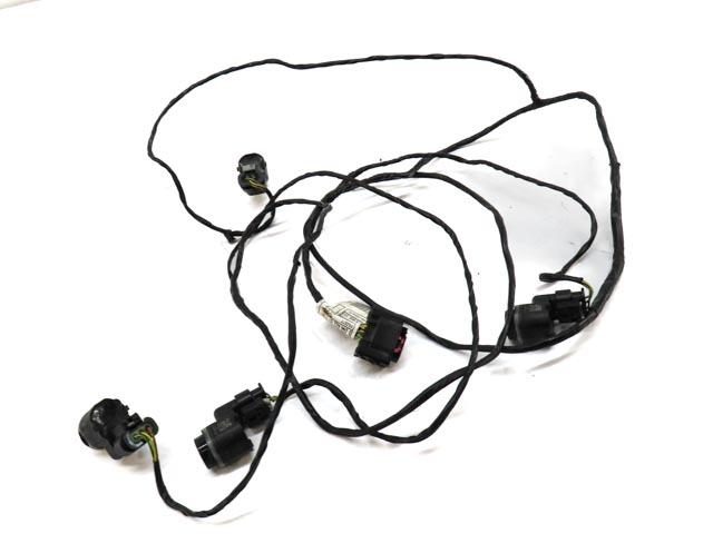 2013 BMW X5 (E70) FRONT PARKING ASSIST PDC SENSOR SET 4 (WHITE) w/ WIRE HARNESS — exact item pictured