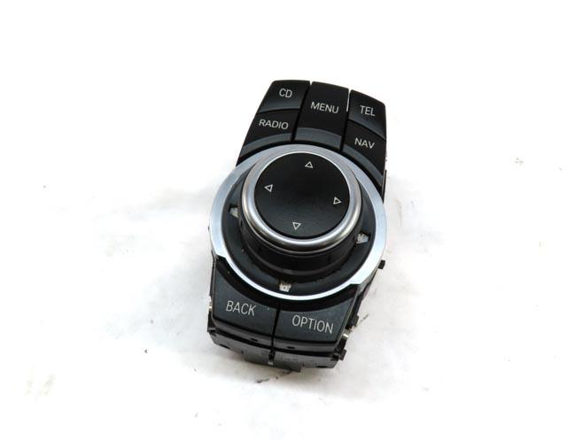 2013 BMW X5 E70 RADIO STEREO NAVIGATION iDRIVE MEDIA CONTROL KNOB (4 PIN) CHROME — exact item pictured