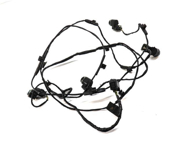 2013 BMW X5 (E70) REAR PARK ASSIST PDC SENSOR SET4 (WHITE) w/ WIRE HARNESS — exact item pictured