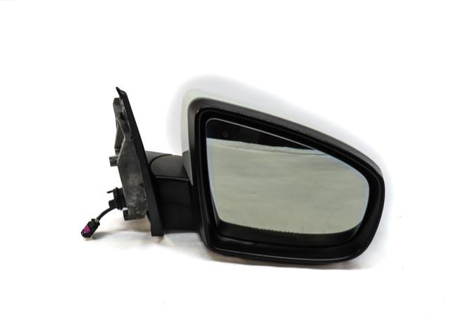 2010-2013 BMW X5 (E70) RIGHT P-FOLD AUTODIM CAMERA HEATED DOOR MIRROR (WHITE) — exact item pictured