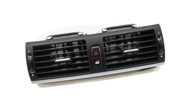 2013 BMW X5 (E70) FRONT CENTER DASH HVAC A/C HEATER AIR VENT (BLACK & SILVER) — exact item pictured