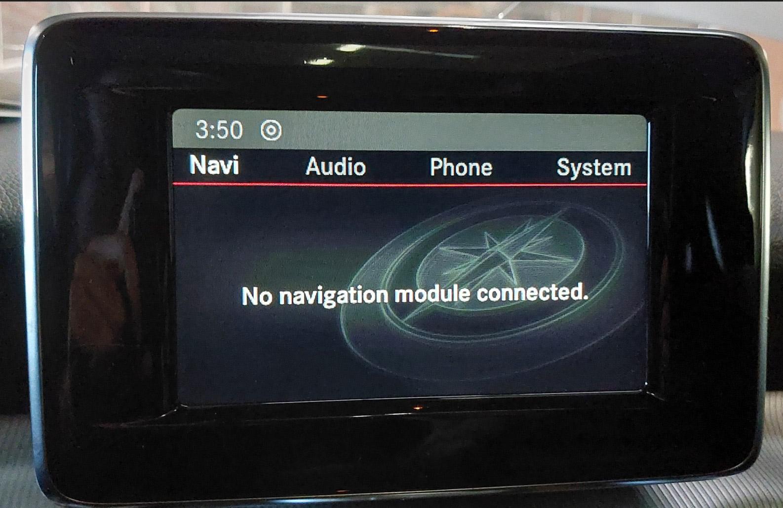14-15 MERCEDES CLA CLASS (C117) GPS NAVIGATION MEDIA INFORMATION DISPLAY SCREEN — exact item pictured