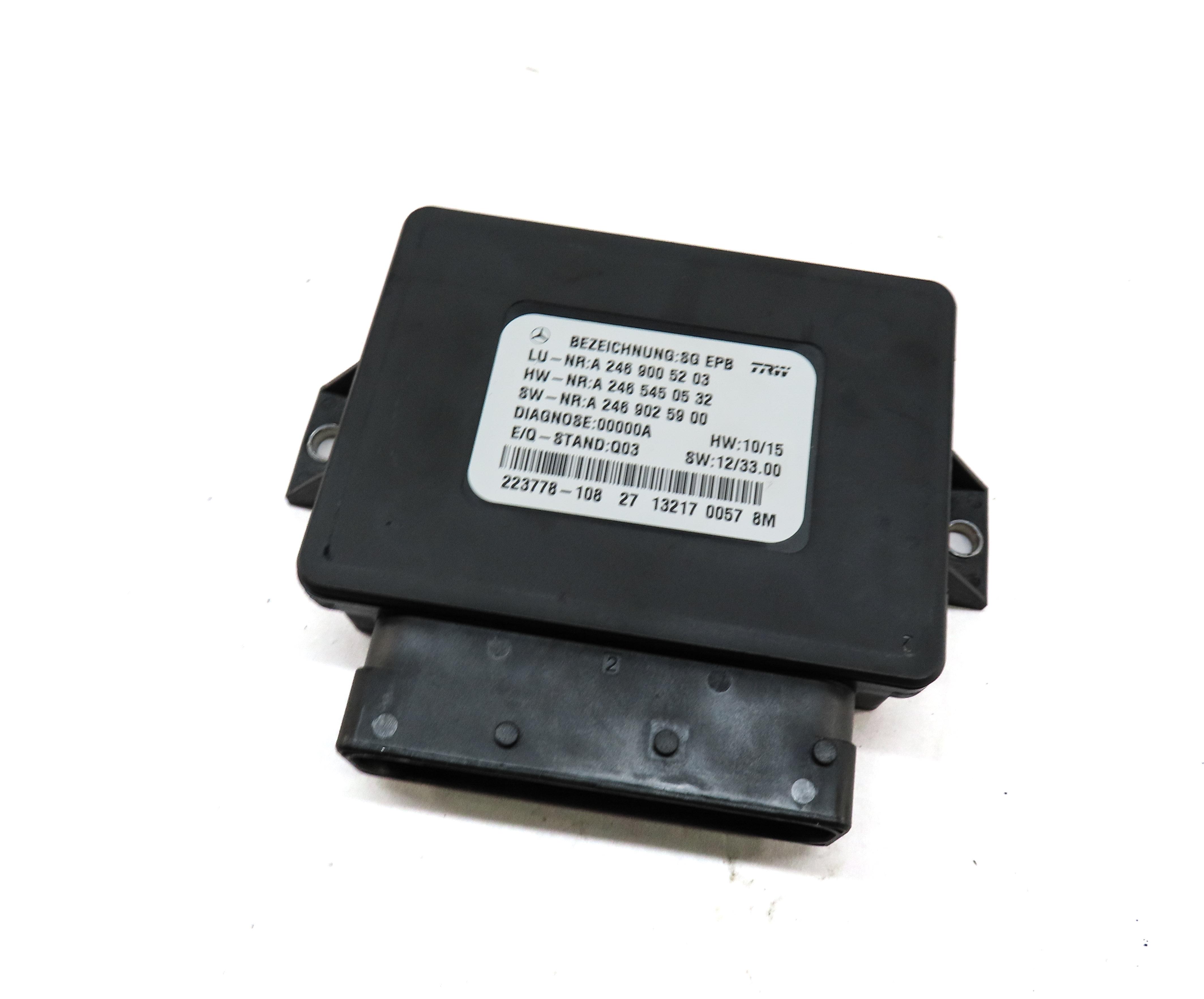 14-19 MERCEDES B250 CLA250 GL350 GL450 GL550 ML350 ML550 - PARKING BRAKE MODULE — exact item pictured