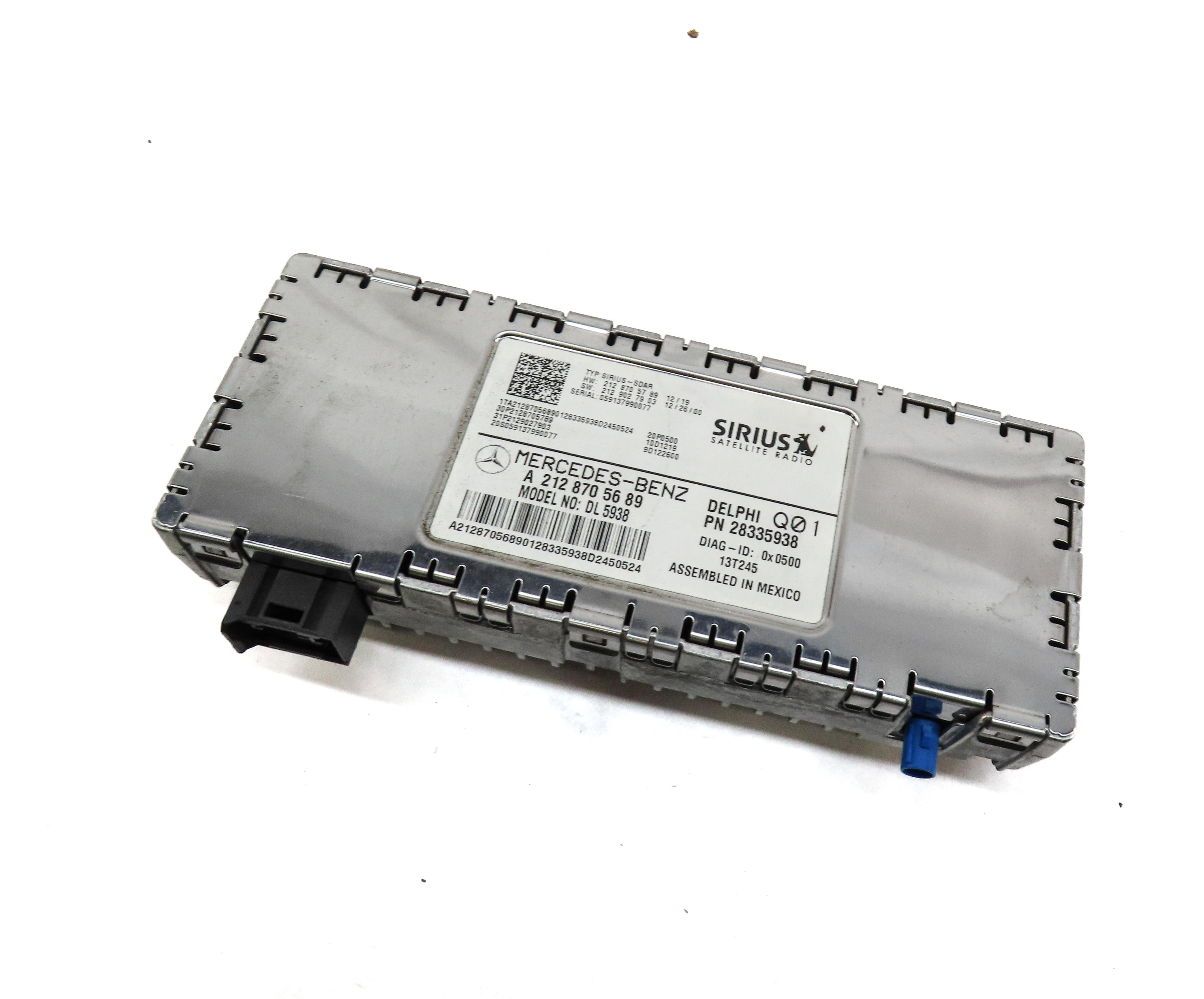 13-16 MERCEDES C117 C218 R172 W212 W463 X166 X204 SIRIUS SATELLITE RADIO MODULE — exact item pictured