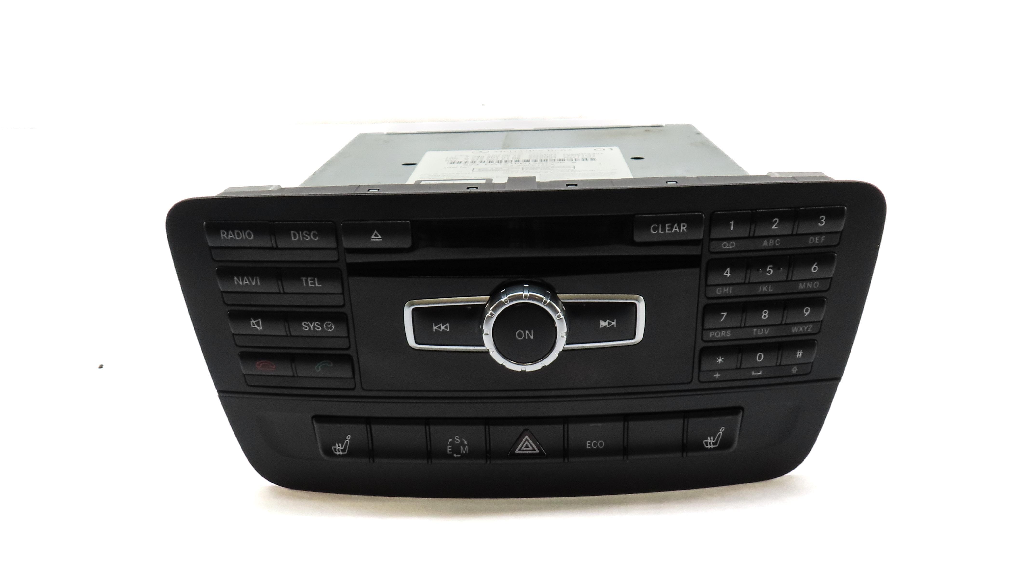 2014 MERCEDES B250 CLA250 (C117 W246) RADIO GPS NAVIGATION CD STEREO RECEIVER — exact item pictured