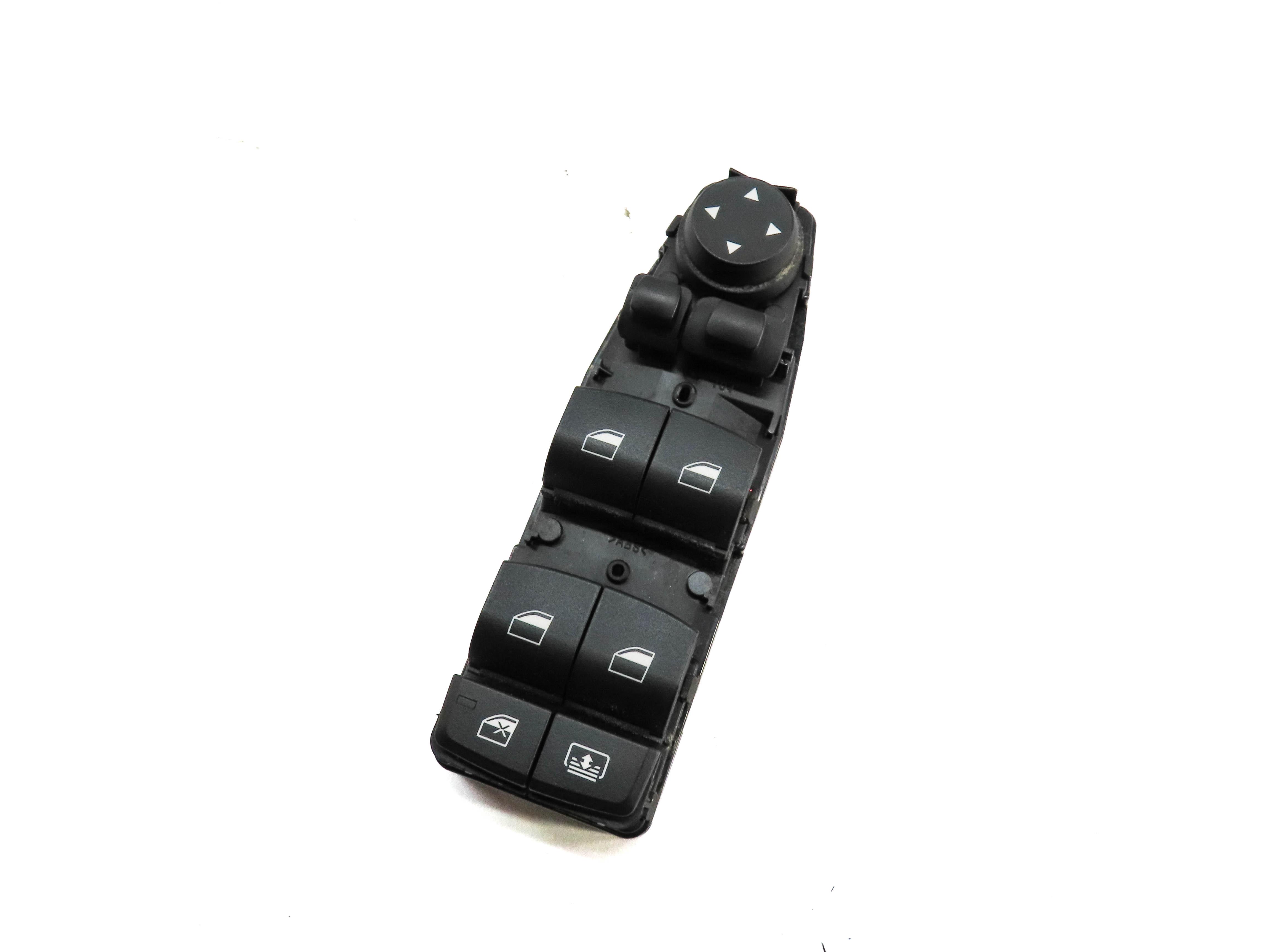 10-19 BMW 5 6 M5 M6 (F06 F10 F12 F13) LEFT DRIVER PFOLD WINDOW SWITCH w/ SHADE — exact item pictured