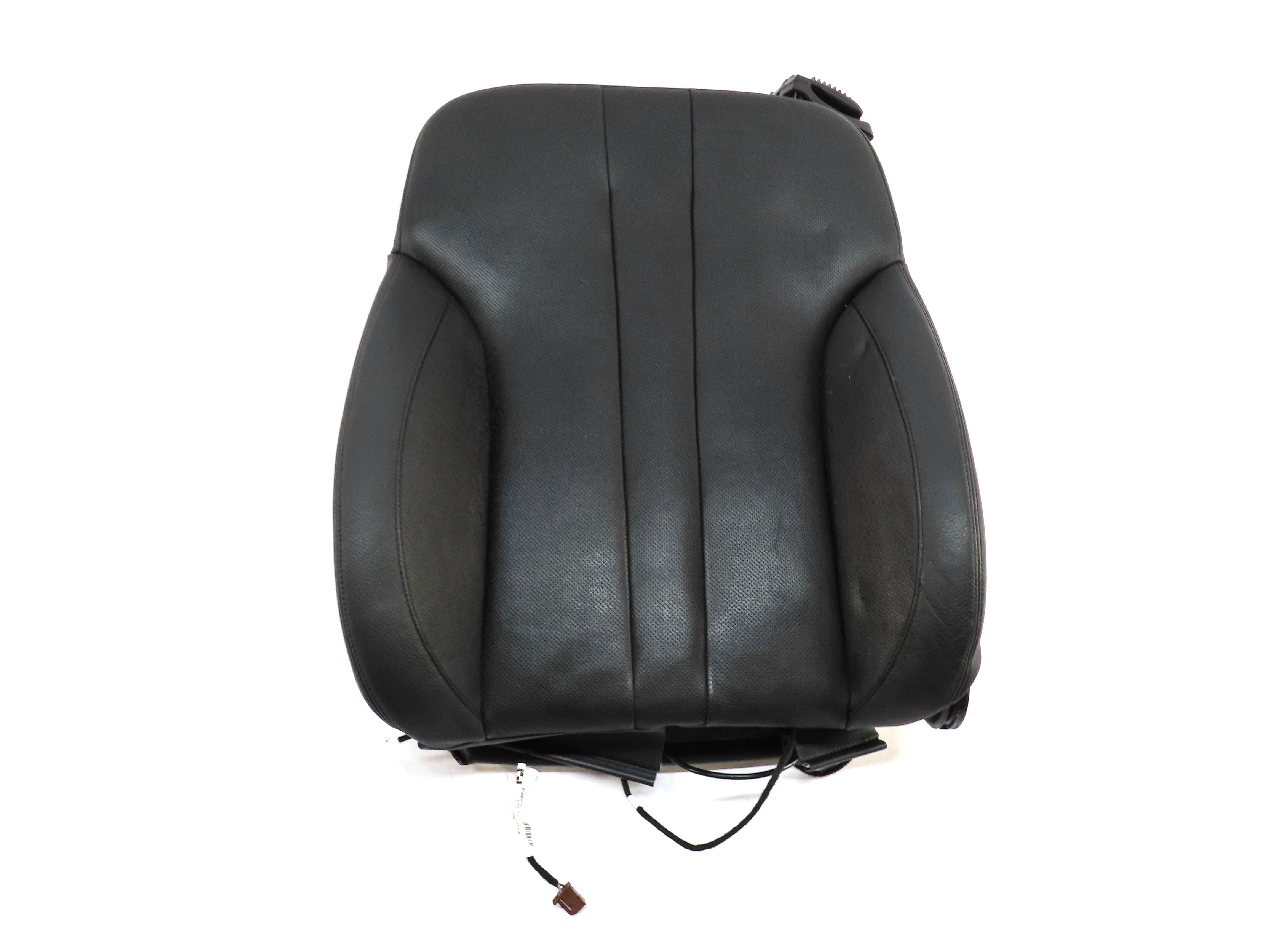 2013 BMW 640i GRAN COUPE (F06) FRONT LEFT UPPER SEAT CUSHION w/ HEAT VENT BLACK — exact item pictured