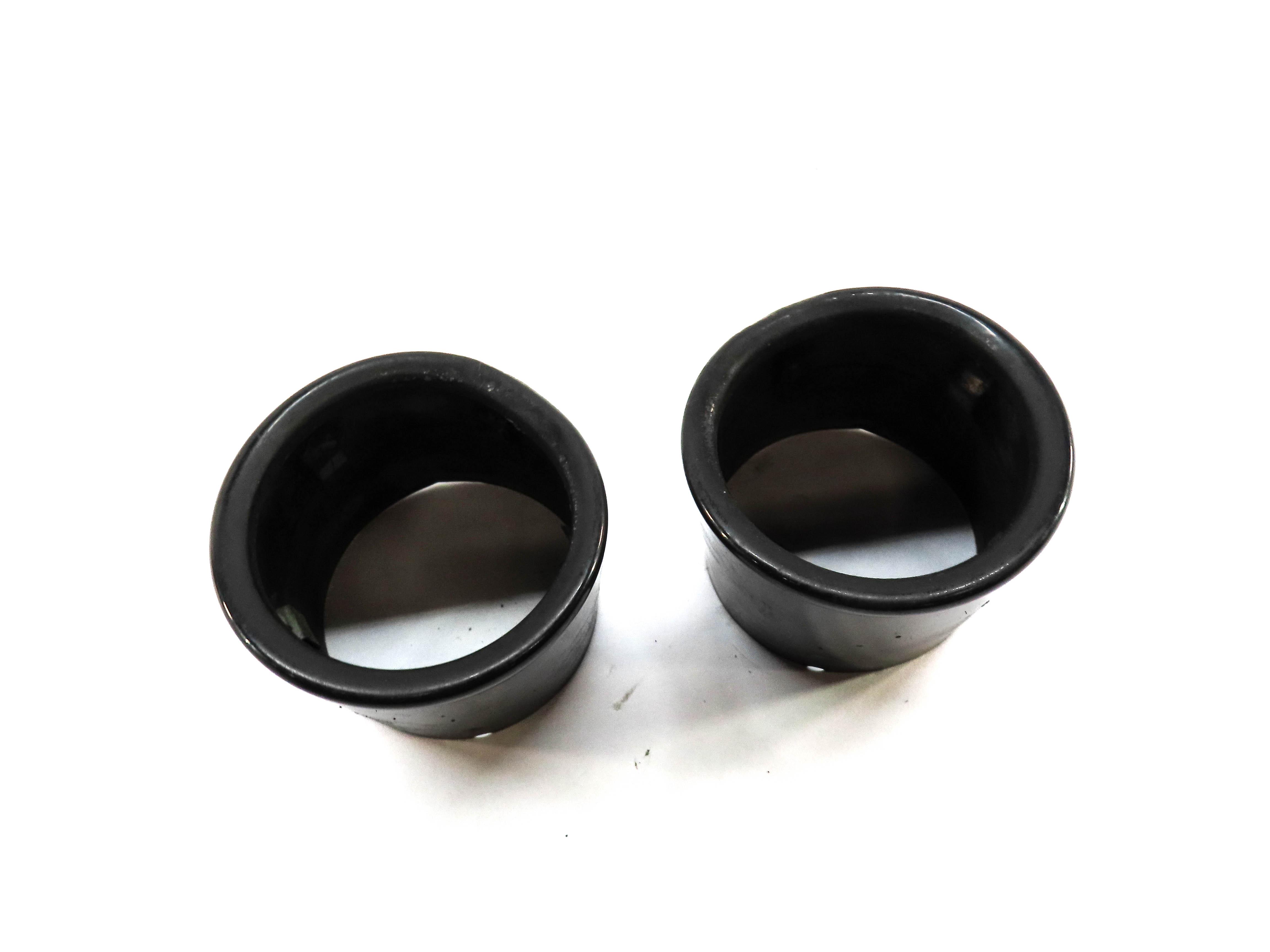 12-15 BMW 640i (F06 F13) 3.0L TURBO REAR LEFT & RIGHT EXHAUST MUFFLER TIP SET 2 — exact item pictured