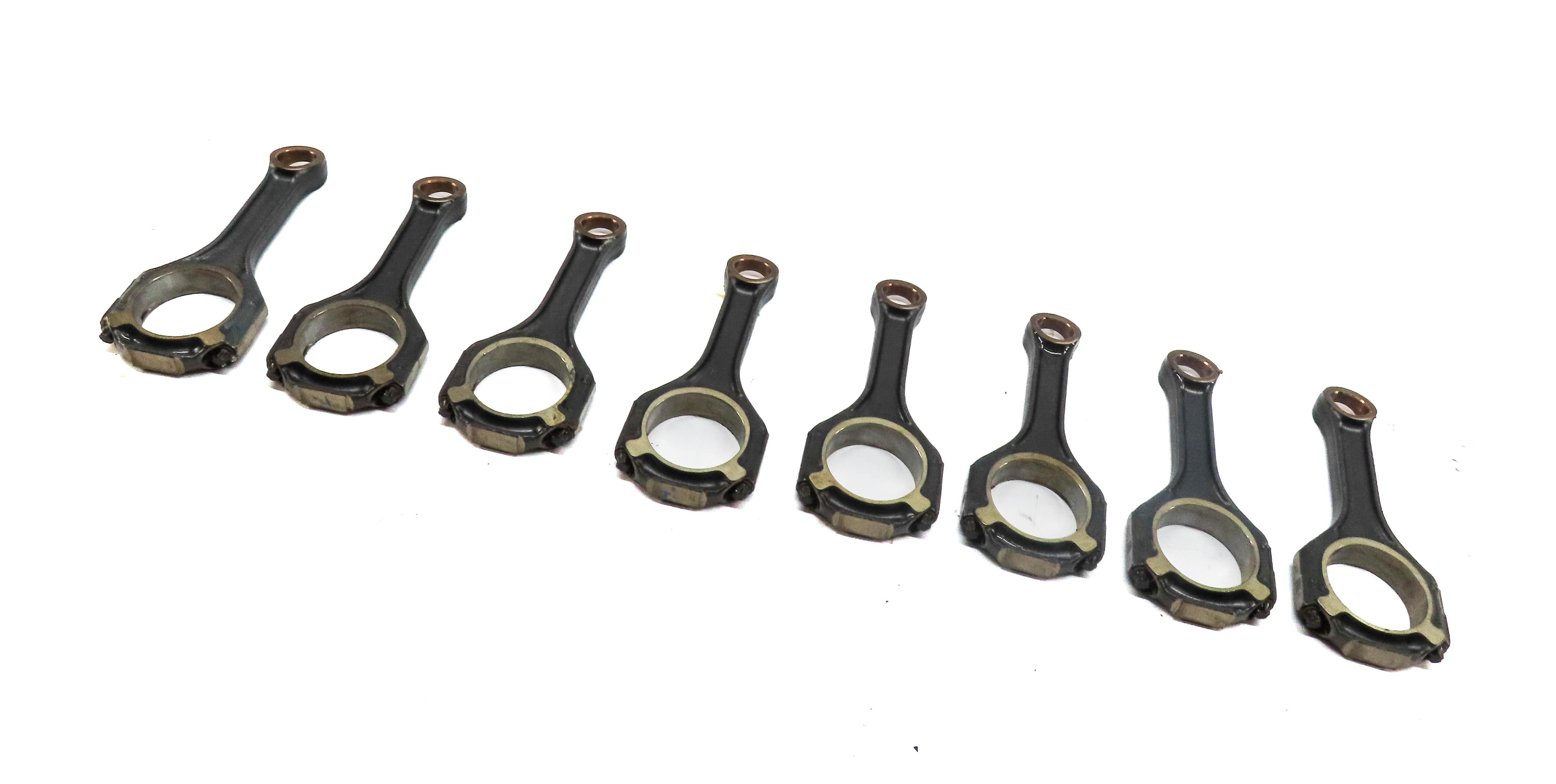 12-20 MERCEDES CL E GL ML S CLS (C216 W212 W166 W222 X166) M278 PISTON ROD SET 8 — exact item pictured