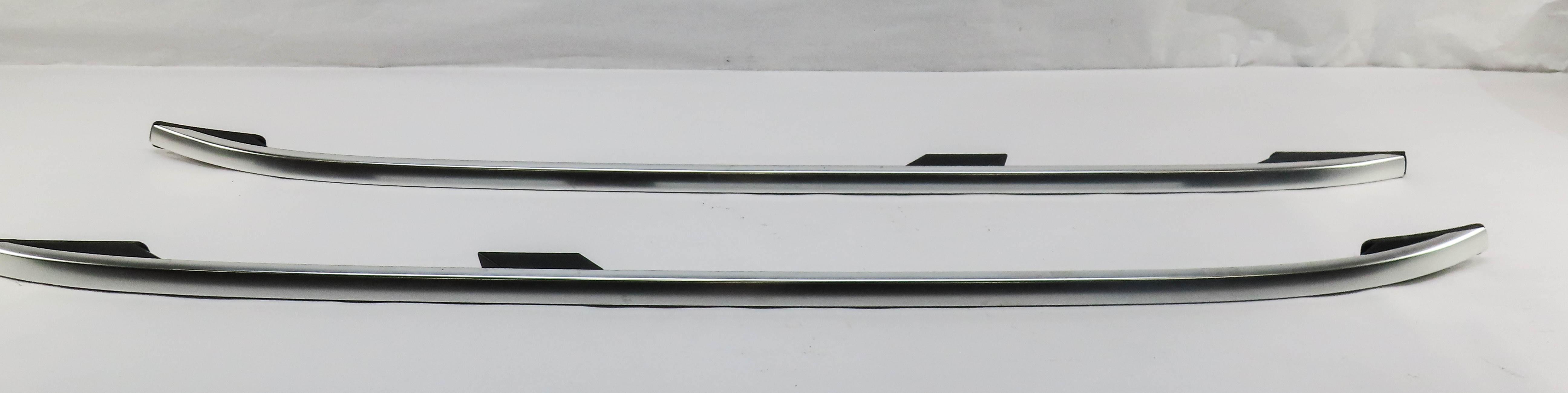 2013 MERCEDES ML550 W166 LEFT & RIGHT ROOF RACK RAIL SET 2 SILVER FRONT TO BACK — exact item pictured