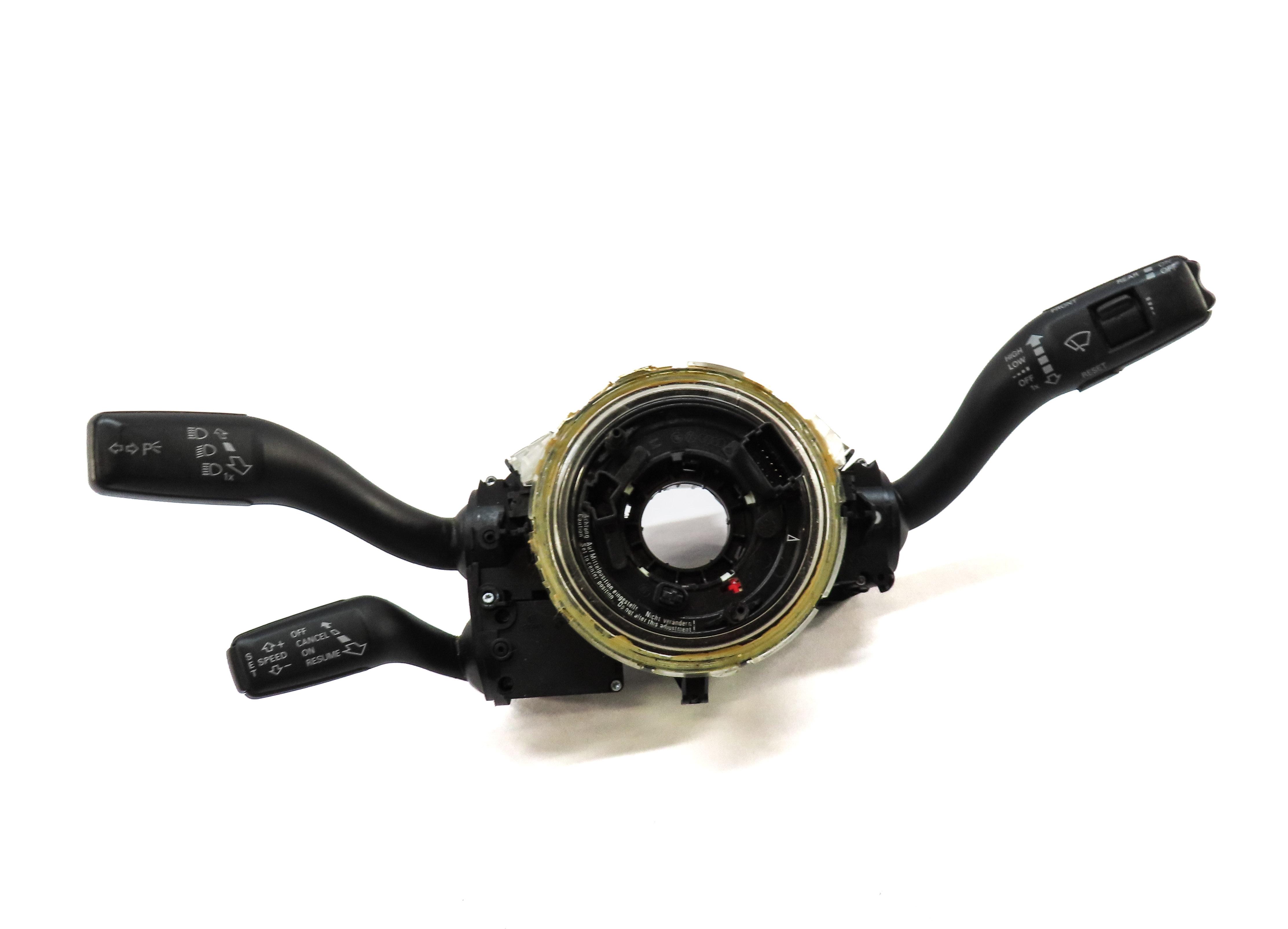 2009-2015 AUDI Q7 (4L) STEERING COLUMN BLINKER WIPER CRUISE COMBINATION SWITCH — exact item pictured