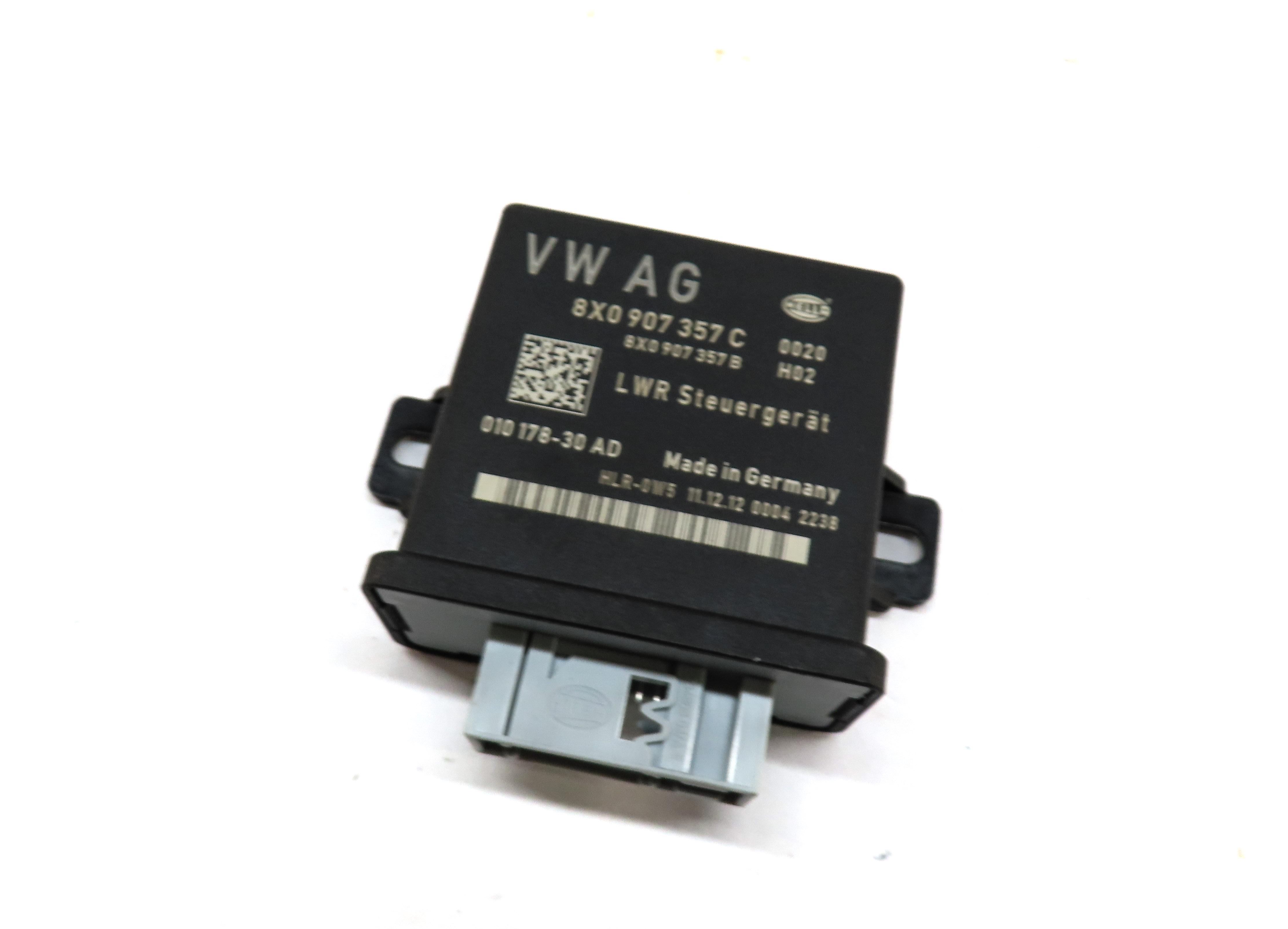 2013 AUDI Q7 (4L) HEADLIGHT HEAD LIGHT LAMP RANGE CONTROL MODULE 8X0907357C — exact item pictured