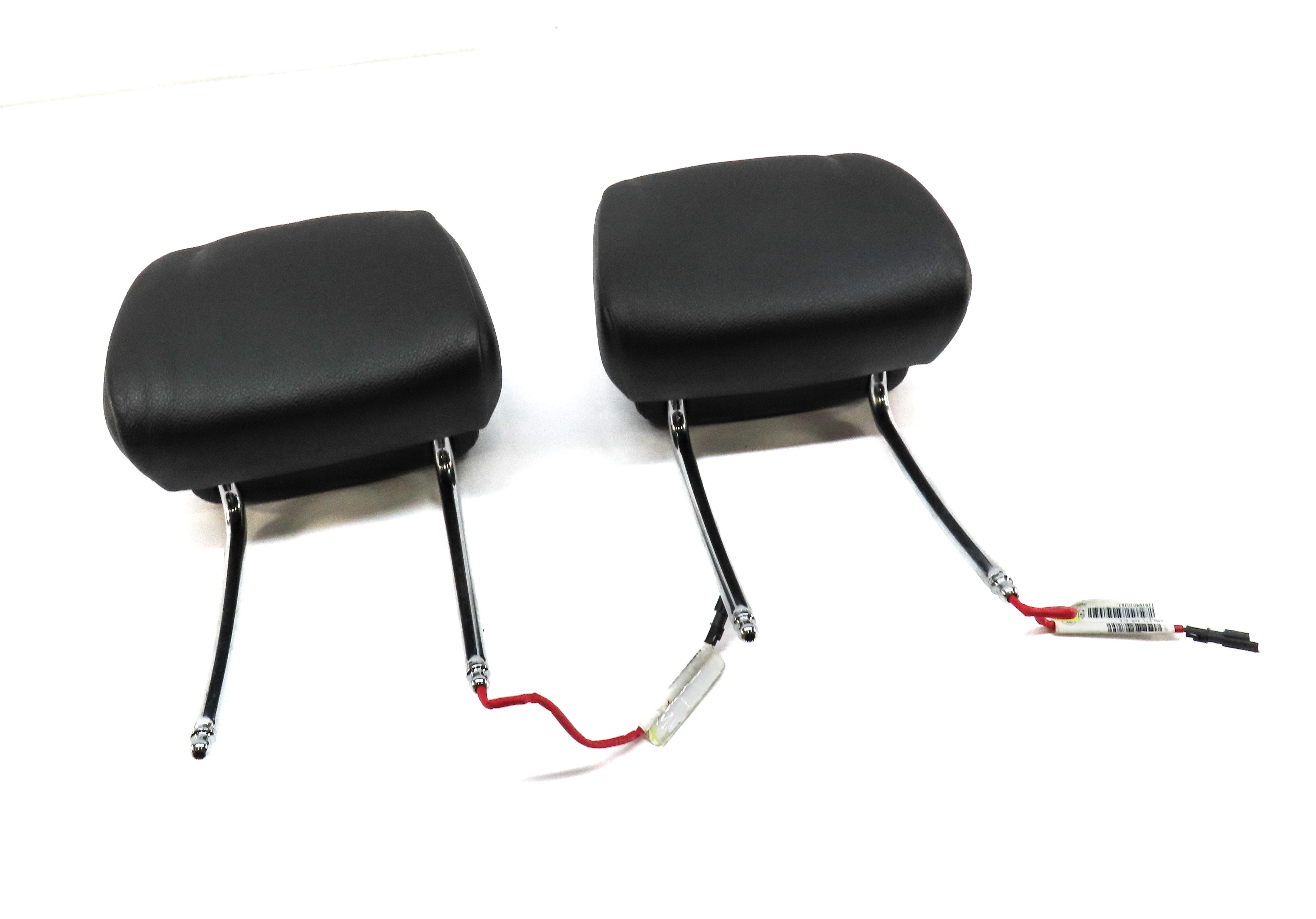 11-13 BMW X5 X6 E70 E71 FRONT LEFT DRIVER RIGHT PASSENGER SEAT HEADREST (BLACK) — exact item pictured