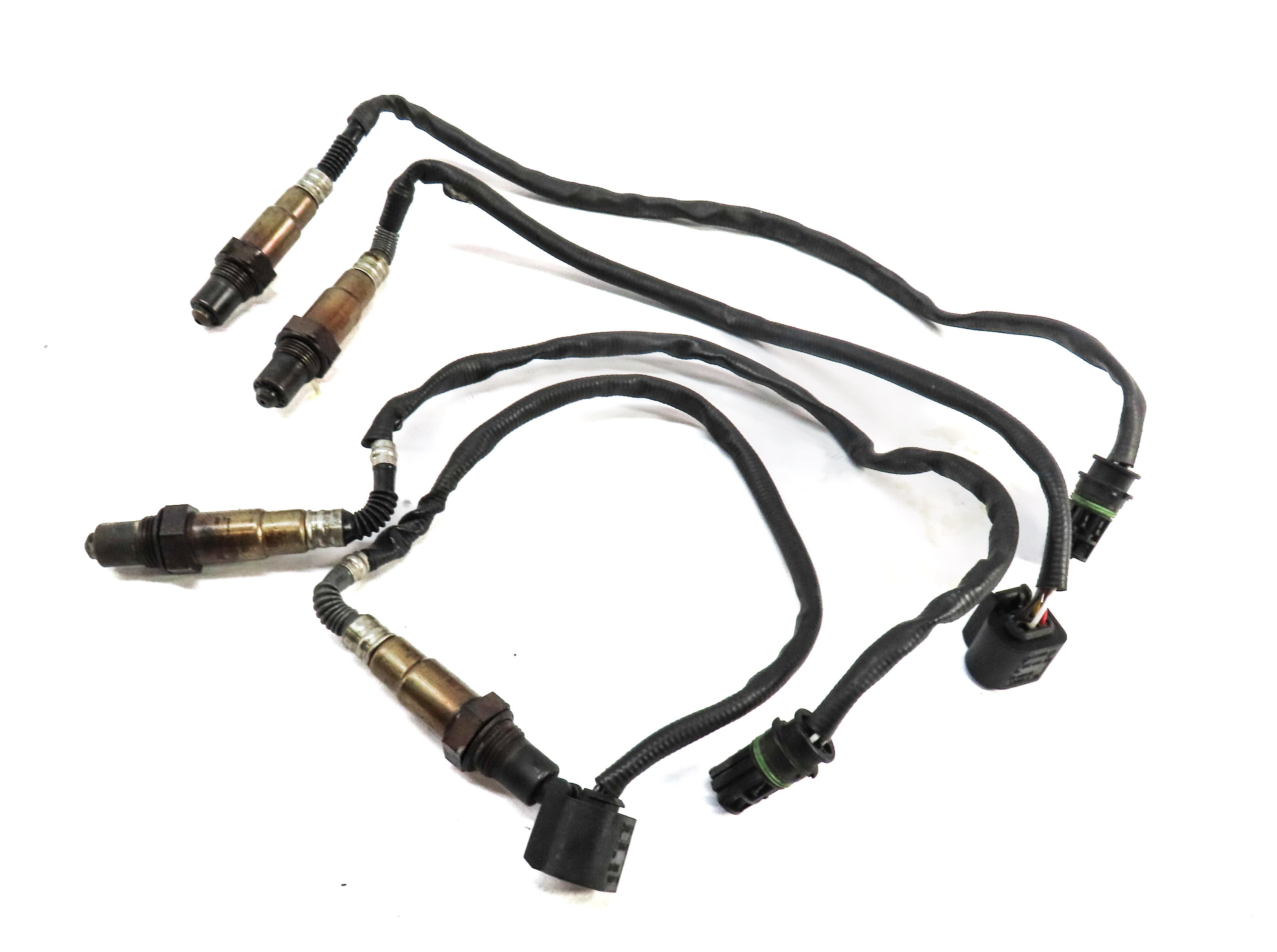 2012 BMW X5 (E70) 4.4L TURBO N63 ENGINE PRE POST CAT O2 OXYGEN SENSOR SET 4 — exact item pictured