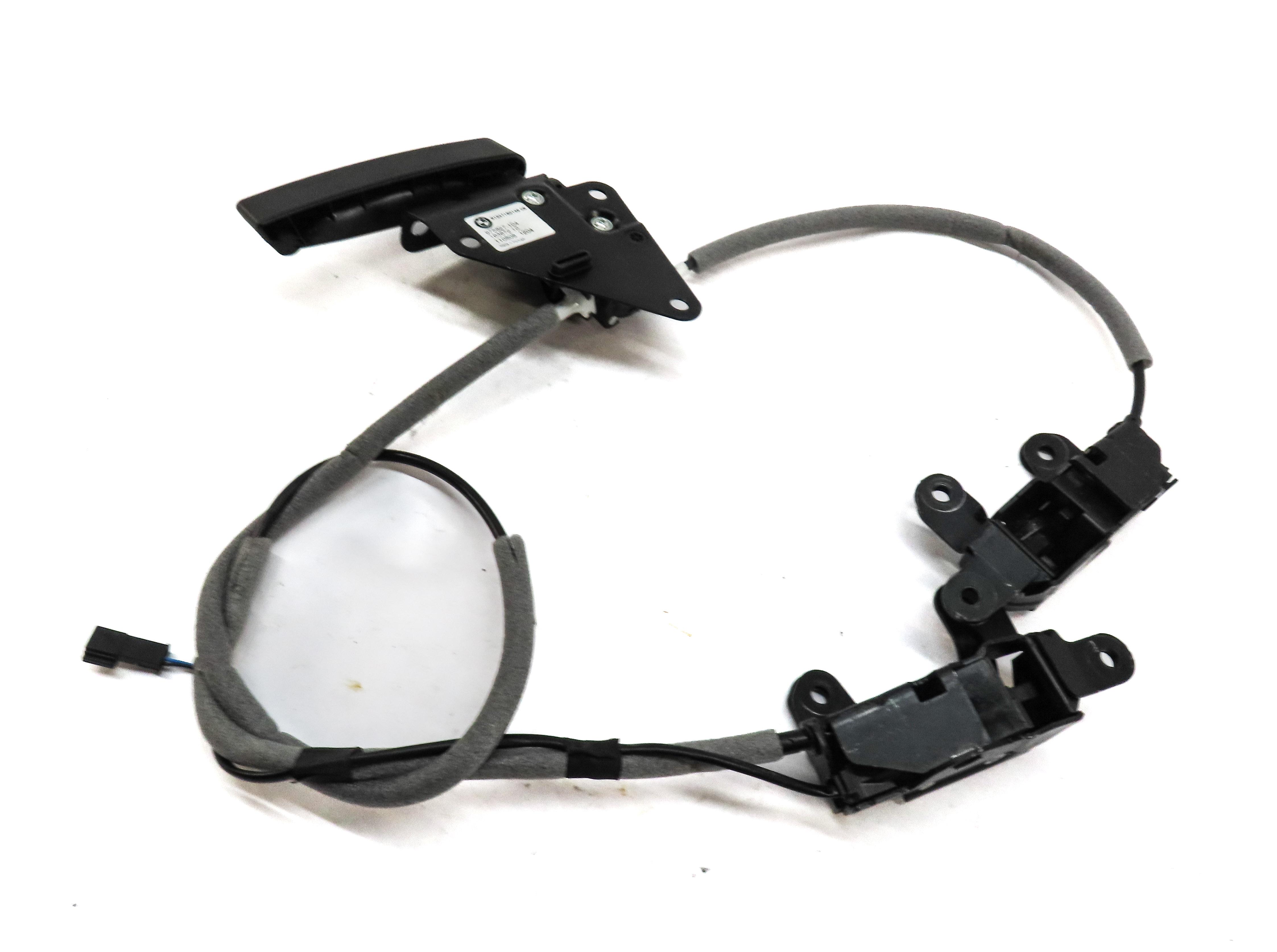2012 BMW X5 (E70) LOWER HATCH TRUNK REAR LEFT RIGHT RELEASE LATCHES SET w/ CABLE — exact item pictured