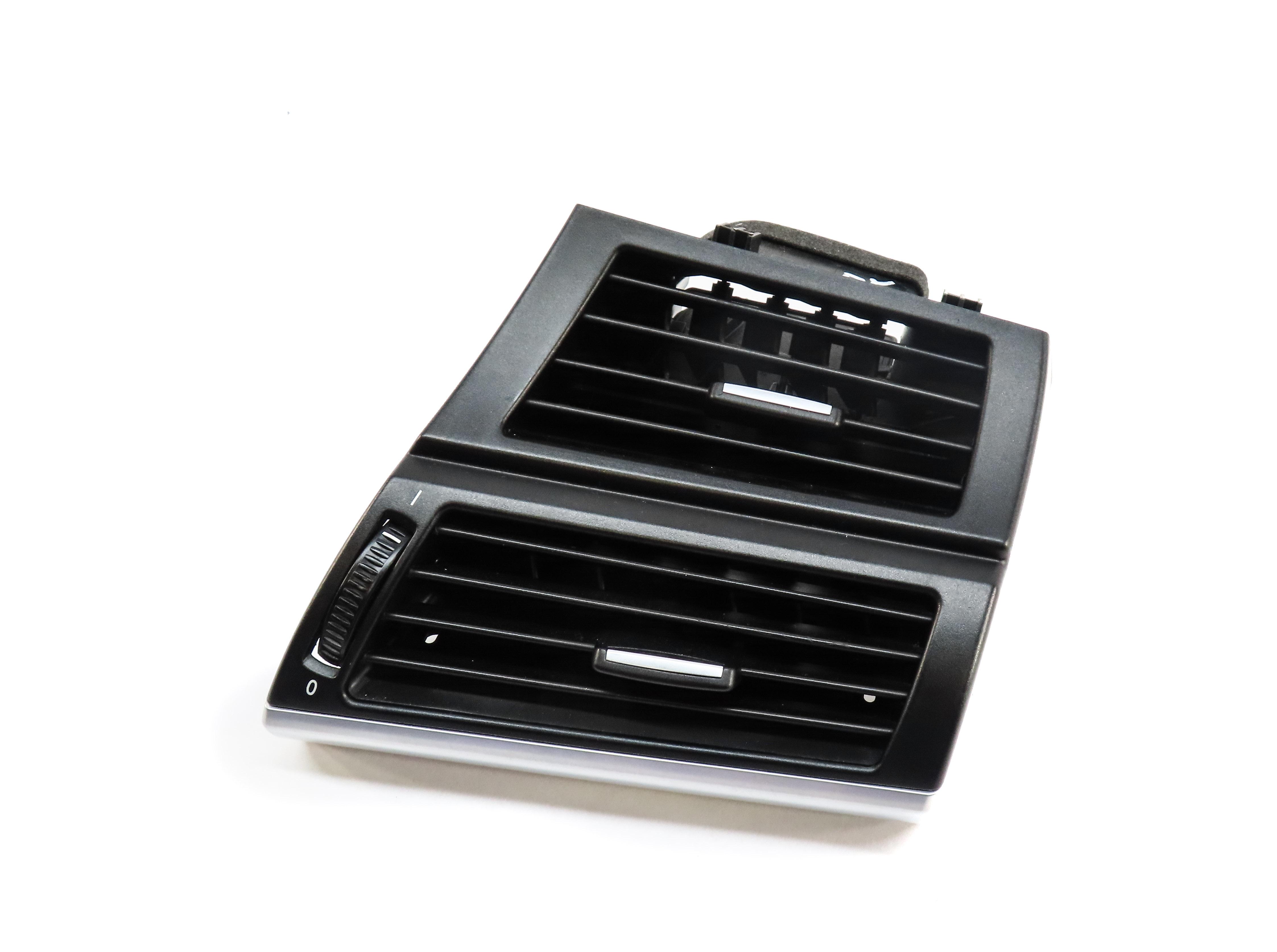 2012 BMW X5 E70 FRONT RIGHT PASSENGER HVAC A/C HEATER AIR VENT (BLACK & SILVER) — exact item pictured