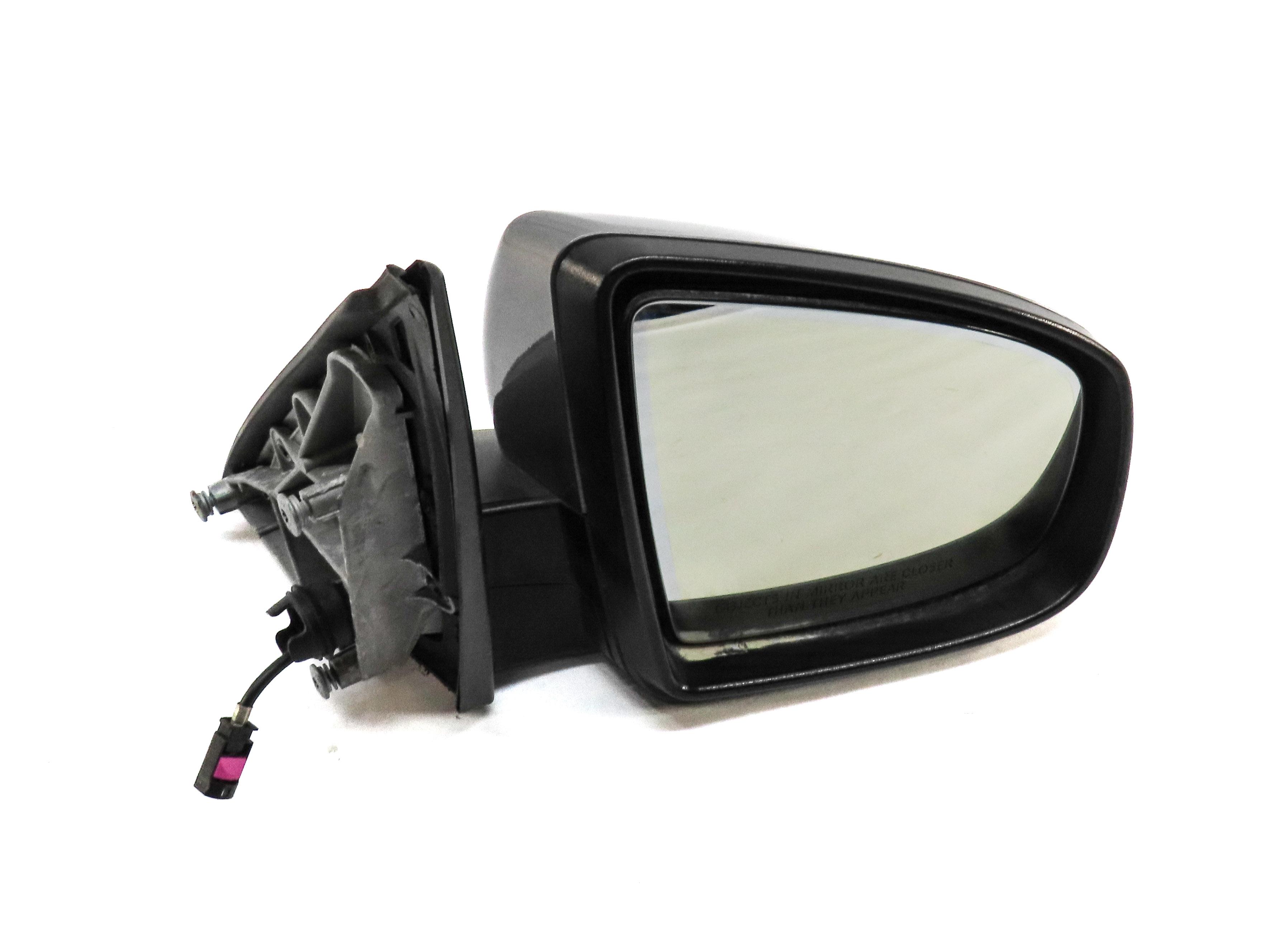 10-13 BMW X5 (E70) RIGHT P-FOLD AUTODIM CAMERA HEATED DOOR MIRROR (SPACE GREY) — exact item pictured