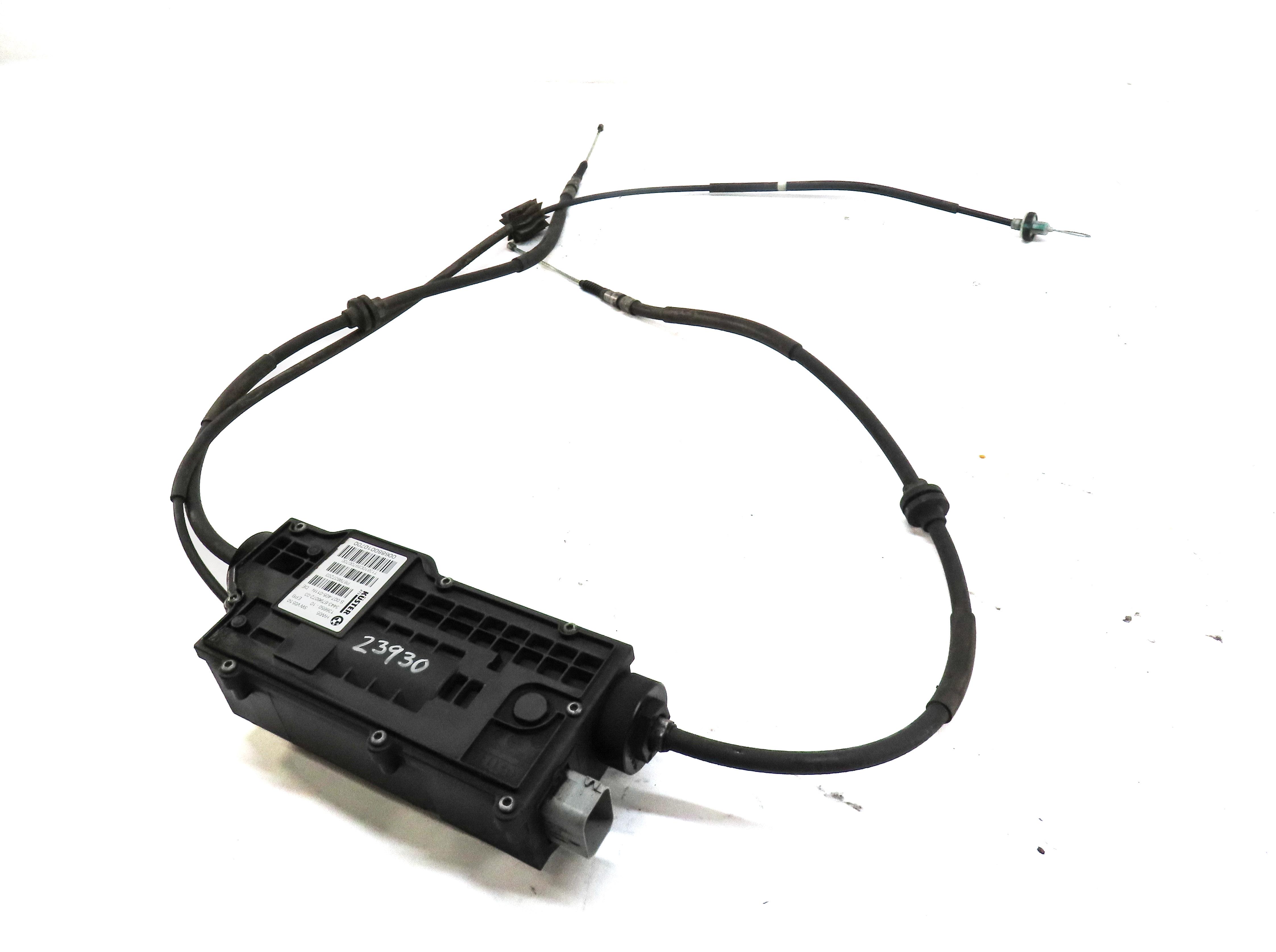 2012 BMW X5 (E70) EMERGENCY HILL PARKING E-BRAKE ACTUATOR w/ CABLES 34436796072 — exact item pictured