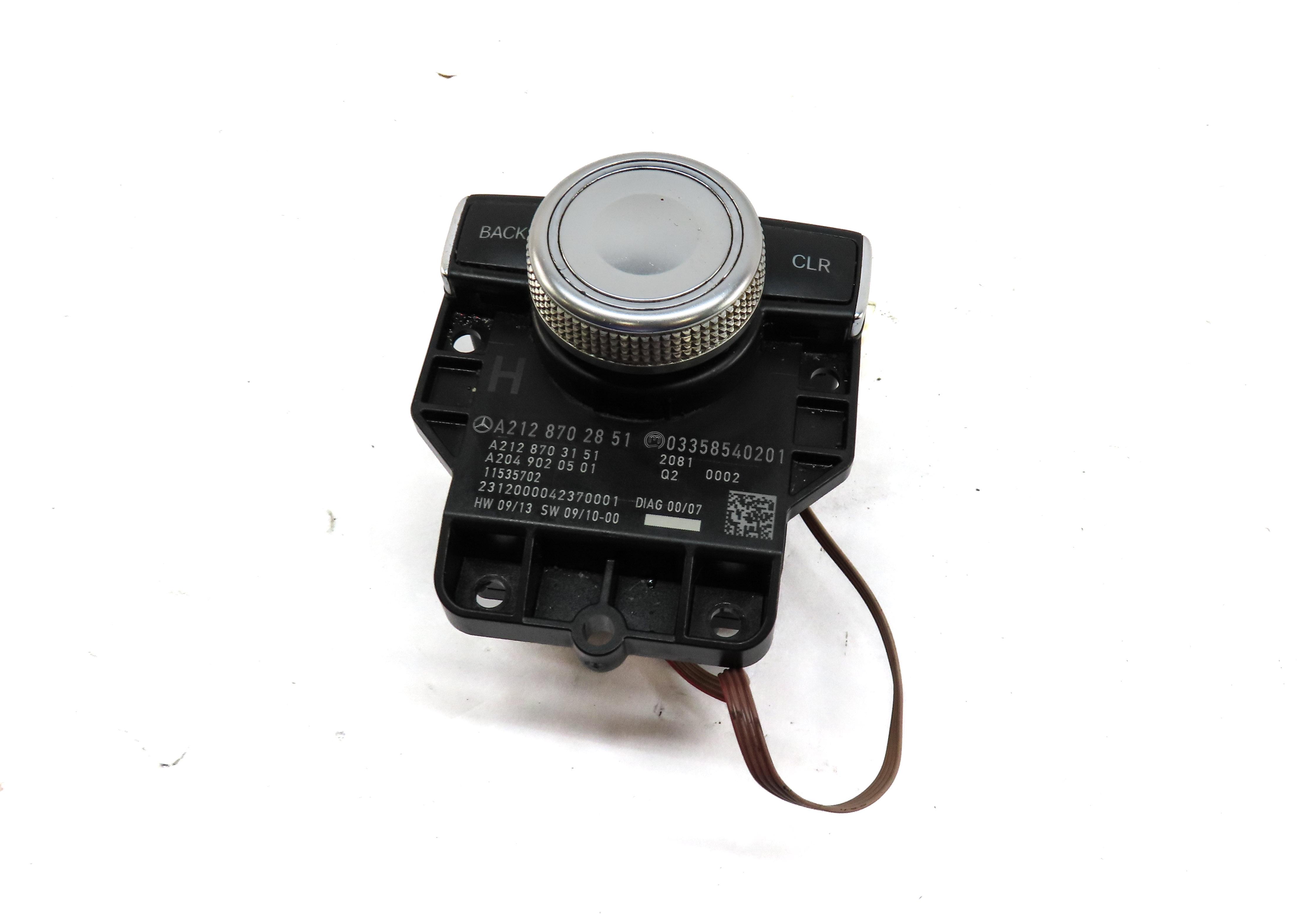 2012 MERCEDES E300 E350 E550 (W212) RADIO GPS NAVIGATION COMMAND CONTROL KNOB — exact item pictured