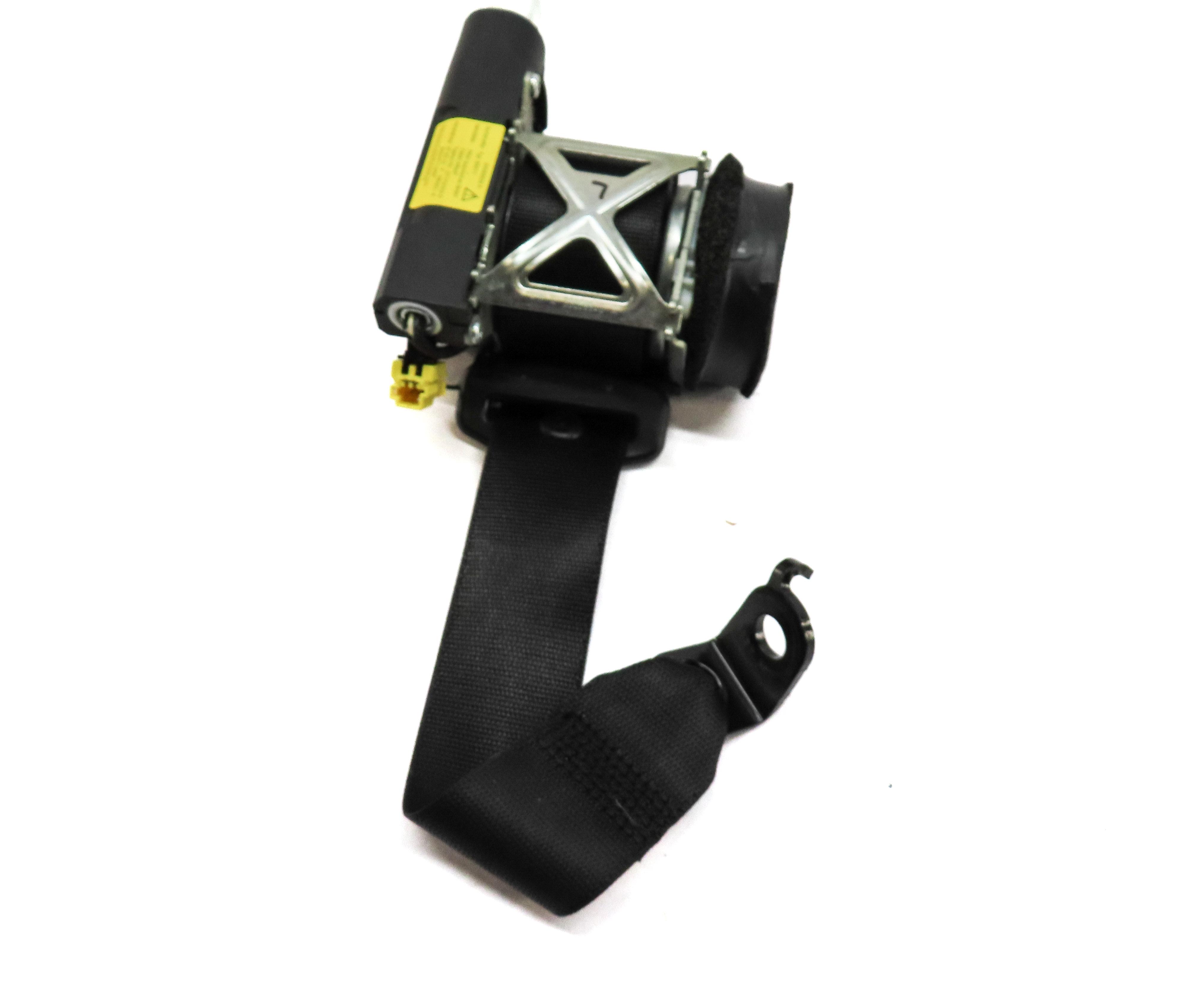2012 MERCEDES E CLASS SEDAN (W212) REAR LEFT SEATBELT RETRACTOR (BLACK) — exact item pictured