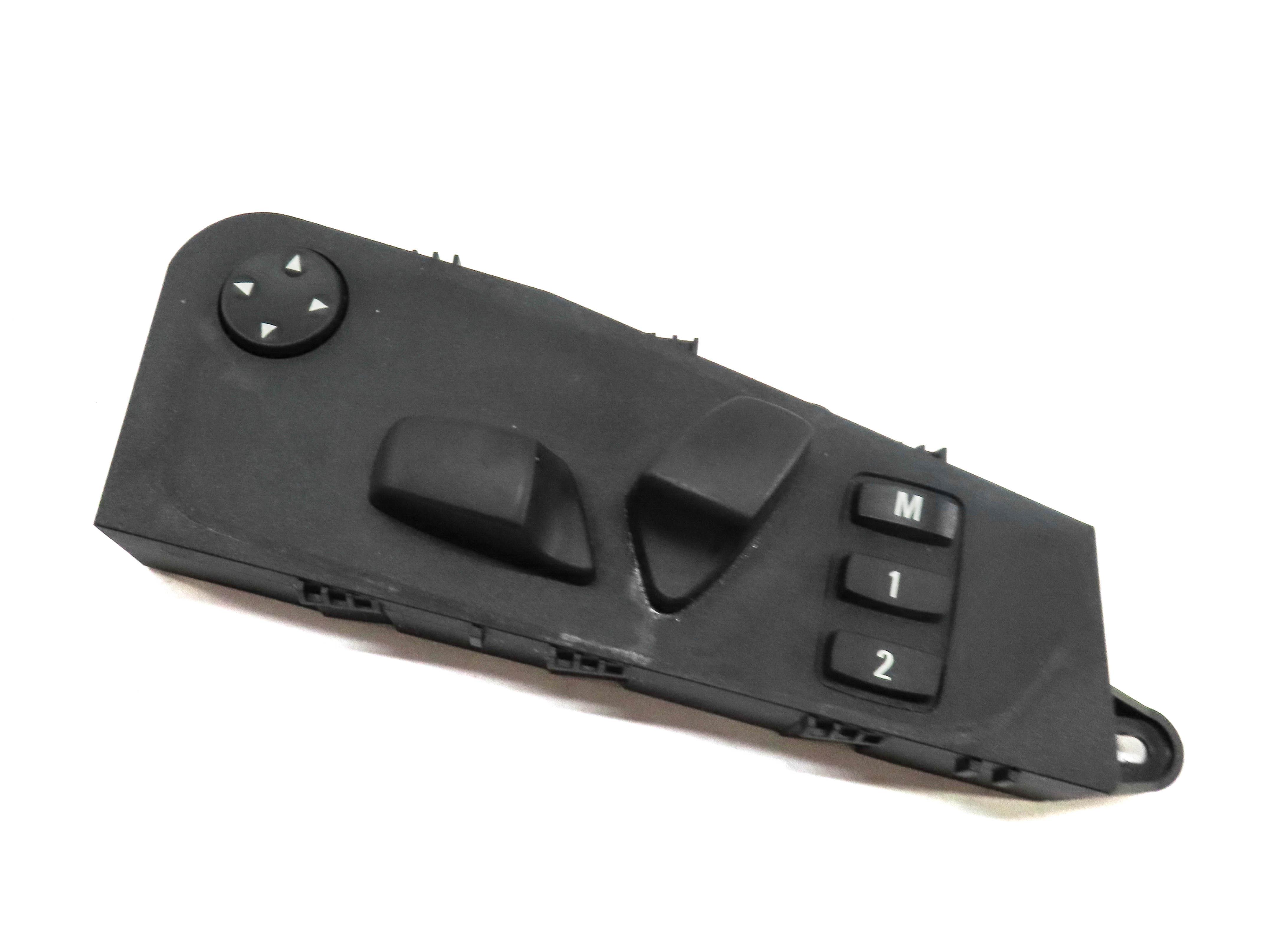 2010 BMW X5 E70 FRONT LEFT DRIVER SEAT ADJUST SWITCH w/ LUMBAR & MEMORY (BLACK) — exact item pictured
