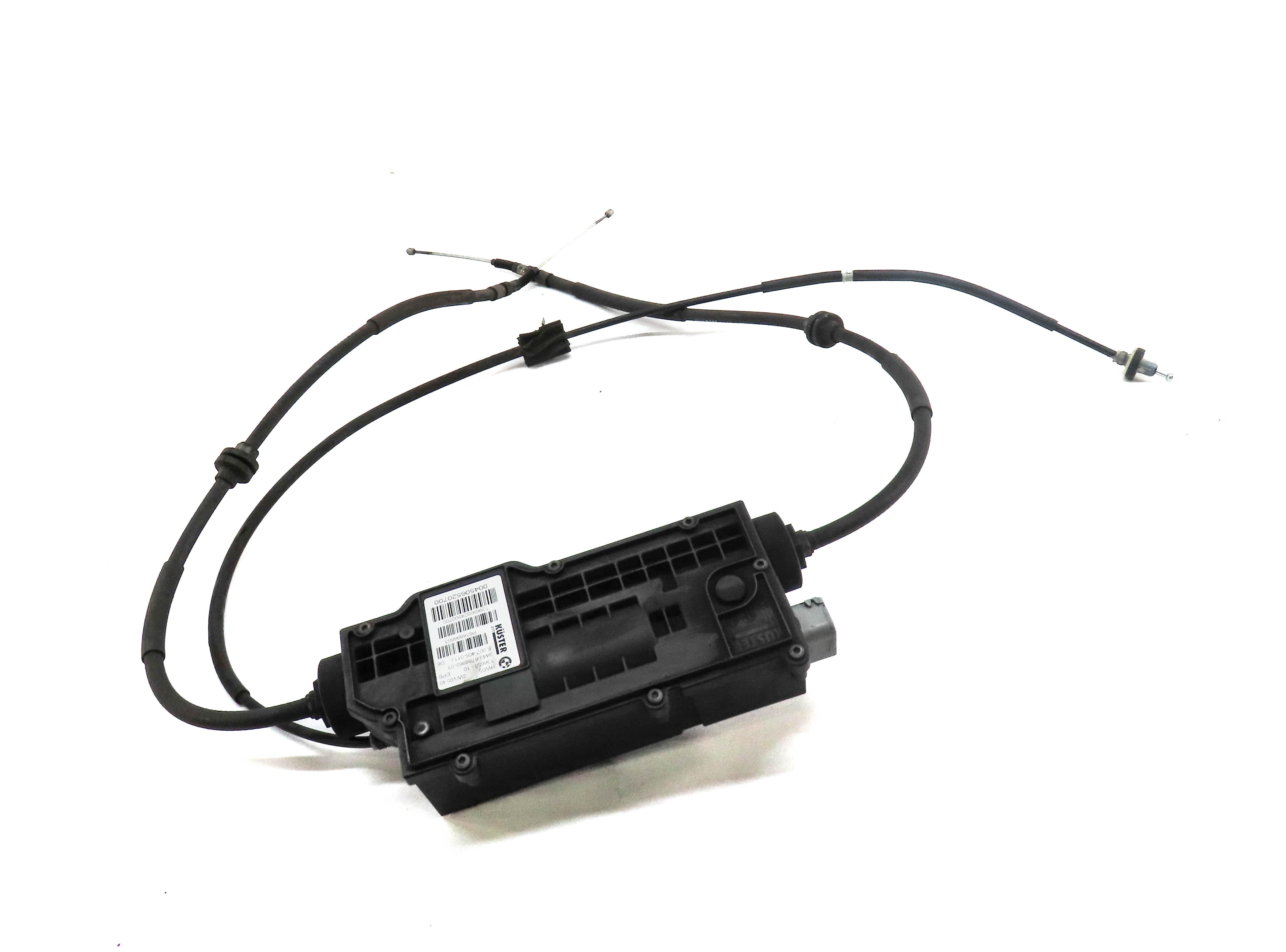 2010 BMW X5 (E70) EMERGENCY HILL E-BRAKE PARKING BRAKE ACTUATOR w/ CABLES — exact item pictured