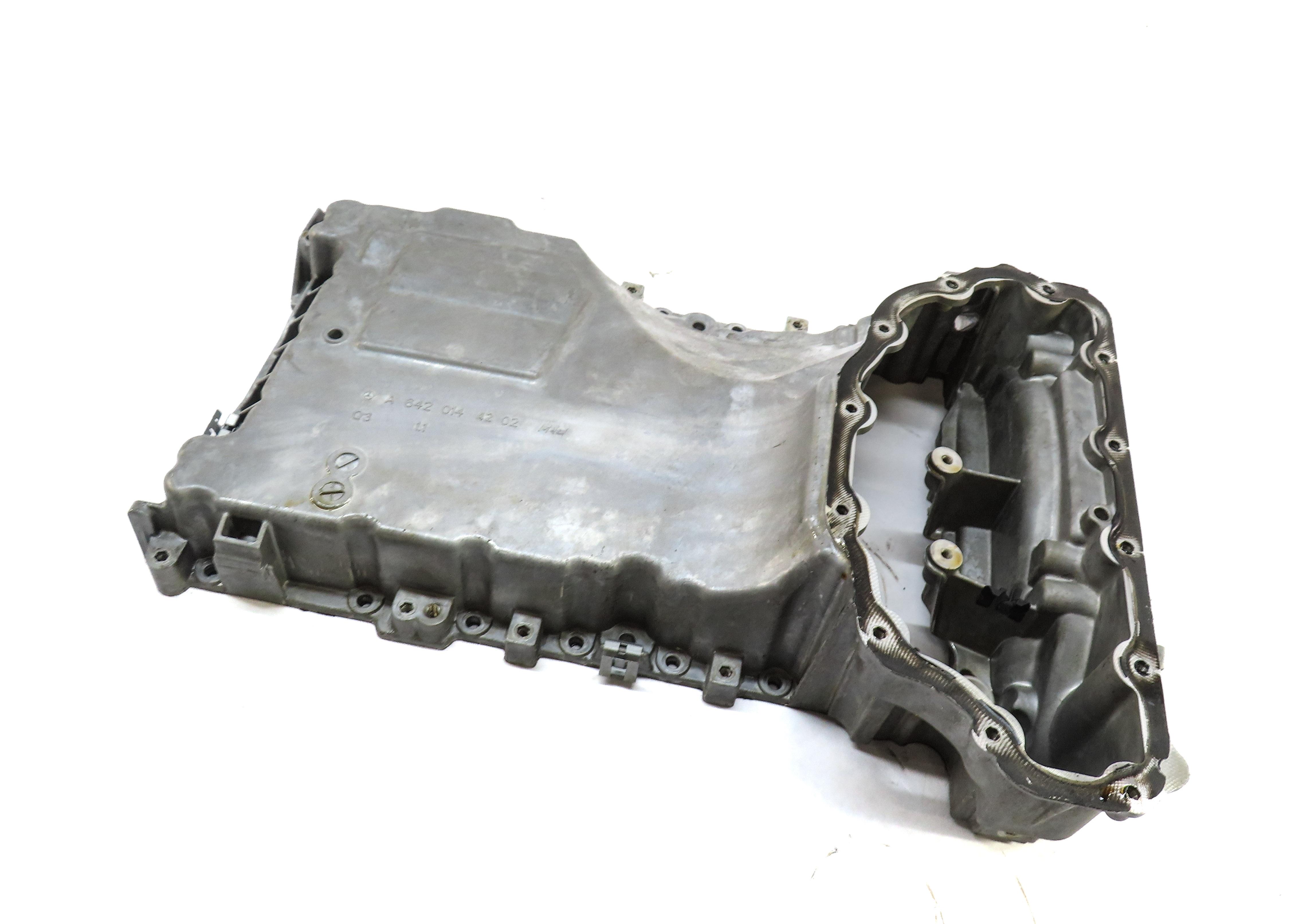 12-17 MERCEDES GL350 GLE350D GLS350D ML350 (W166 X166) DIESEL - UPPER OIL PAN — exact item pictured