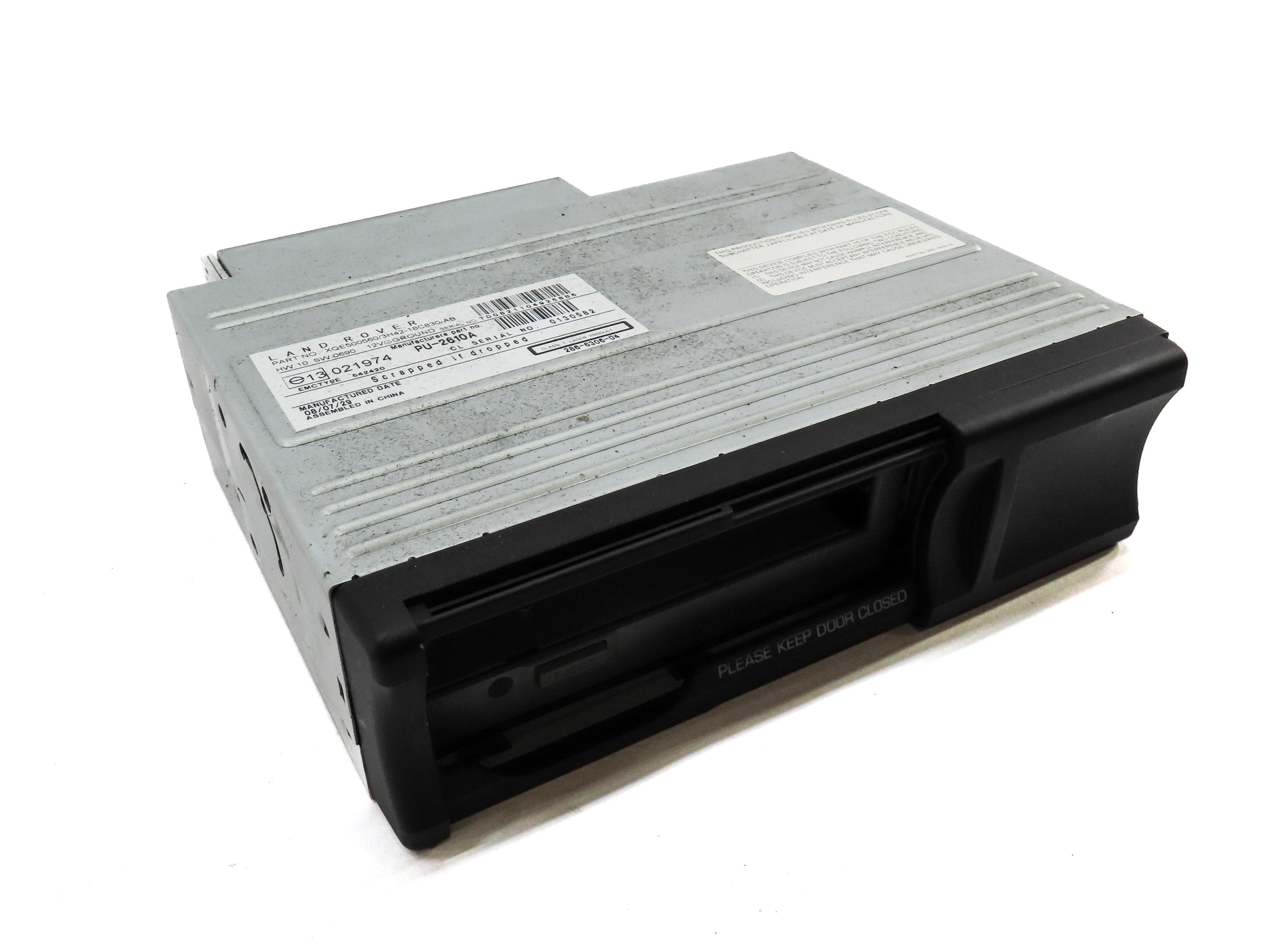 2005-2012 RANGE ROVER (L322) RADIO STEREO 6-DISC CD CHANGER (w/o MAGAZINE) — exact item pictured