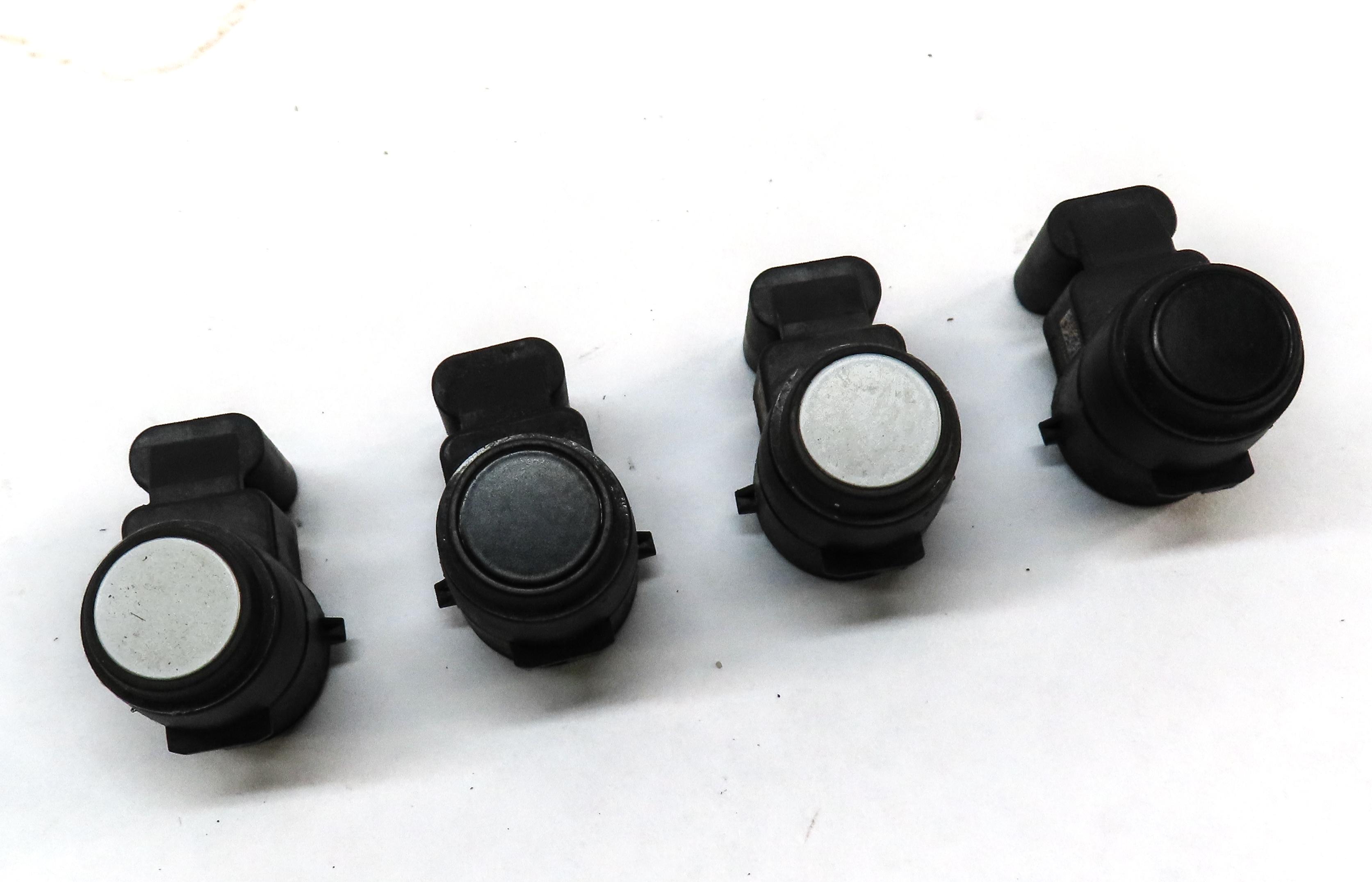 2015 BMW X1 E84 REAR PARK ASSIST PDC SENSOR SET4 (SILVER & BLACK) & WIRE HARNESS — exact item pictured
