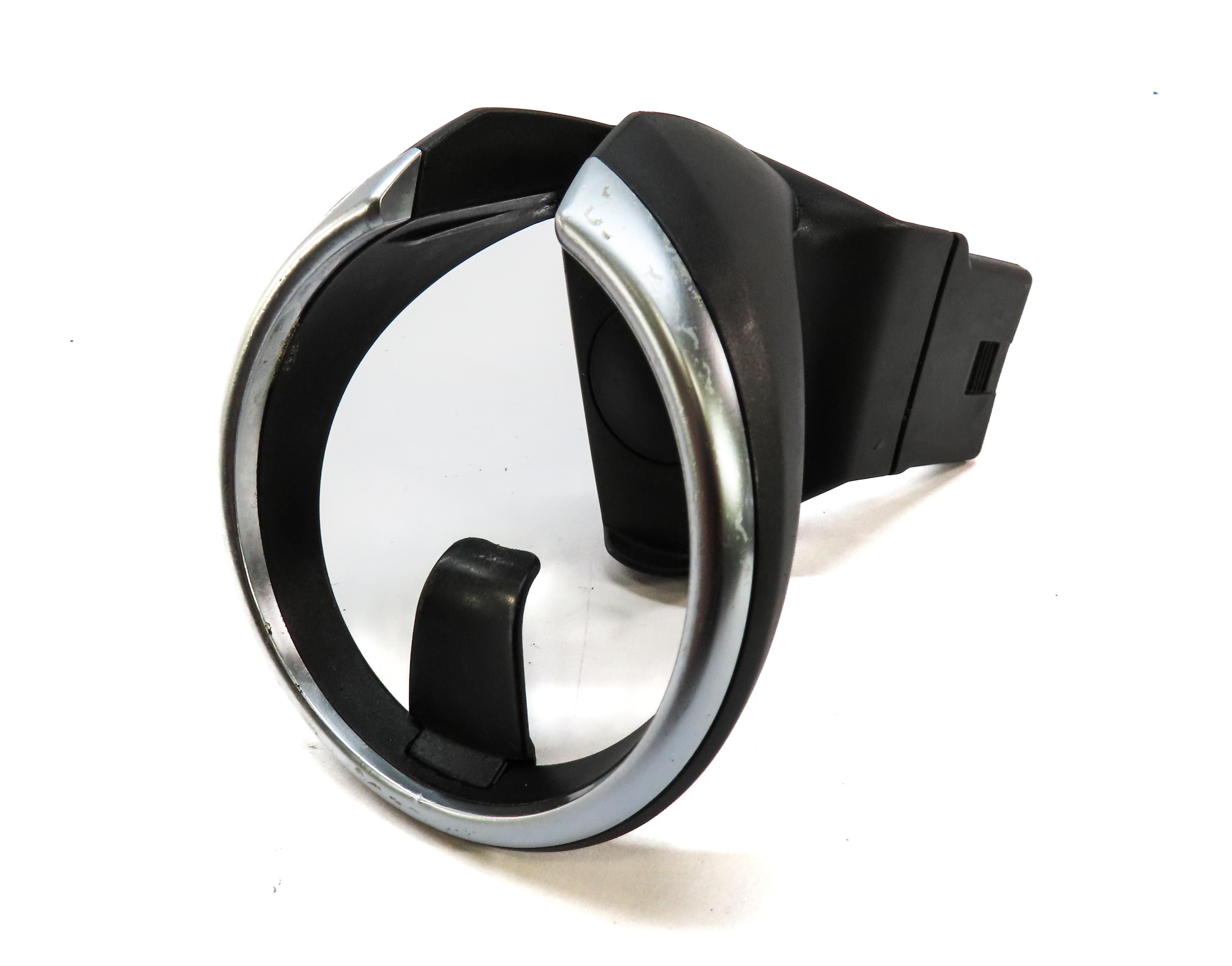 2015 BMW X1 (E84) FRONT CENTER CONSOLE CUPHOLDER CUP HOLDER (BLACK SILVER) — exact item pictured