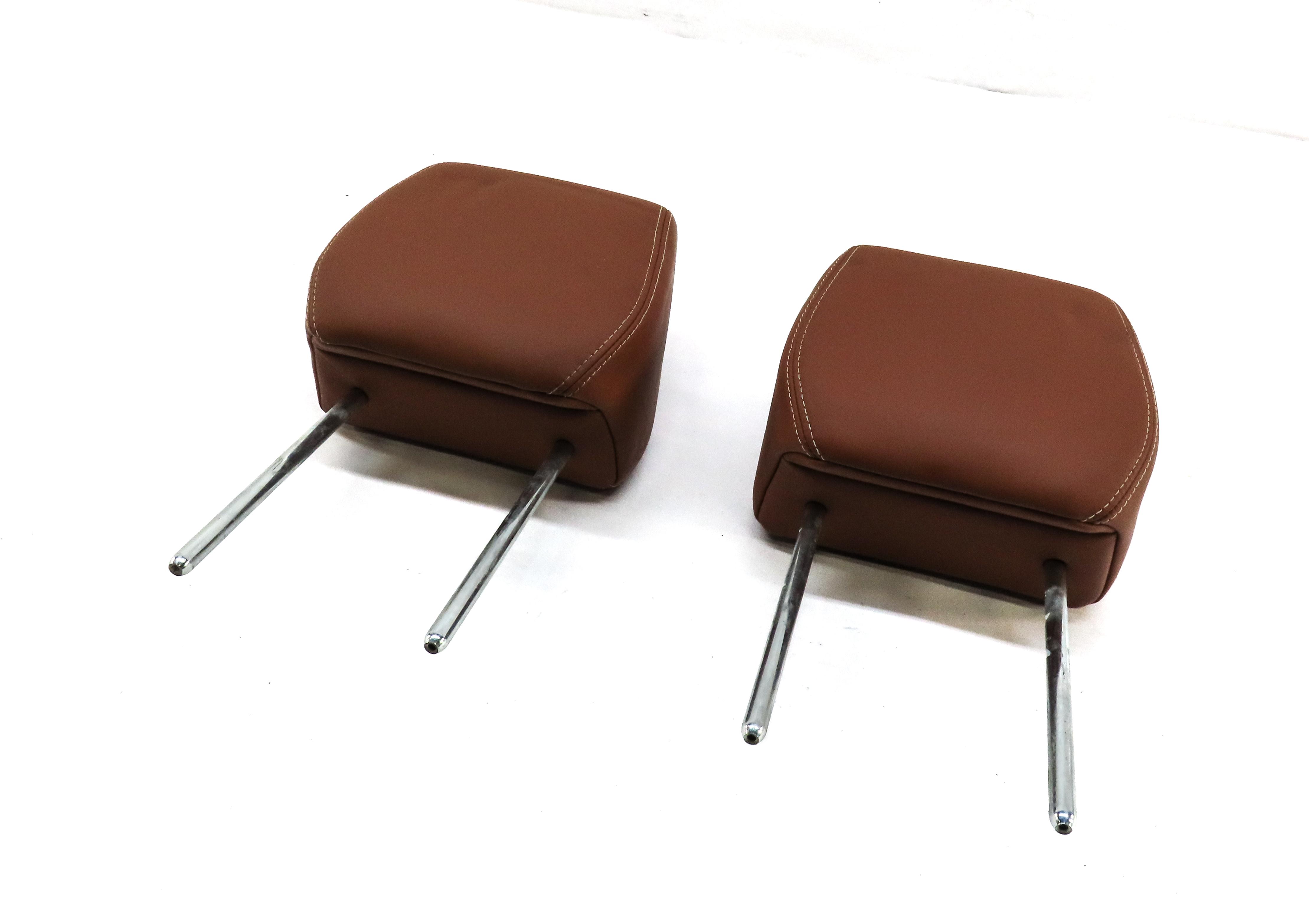 14-19 RANGE ROVER EVOQUE (L538) FRONT LEFT & RIGHT SEAT HEADREST (ESPRESSO) — exact item pictured