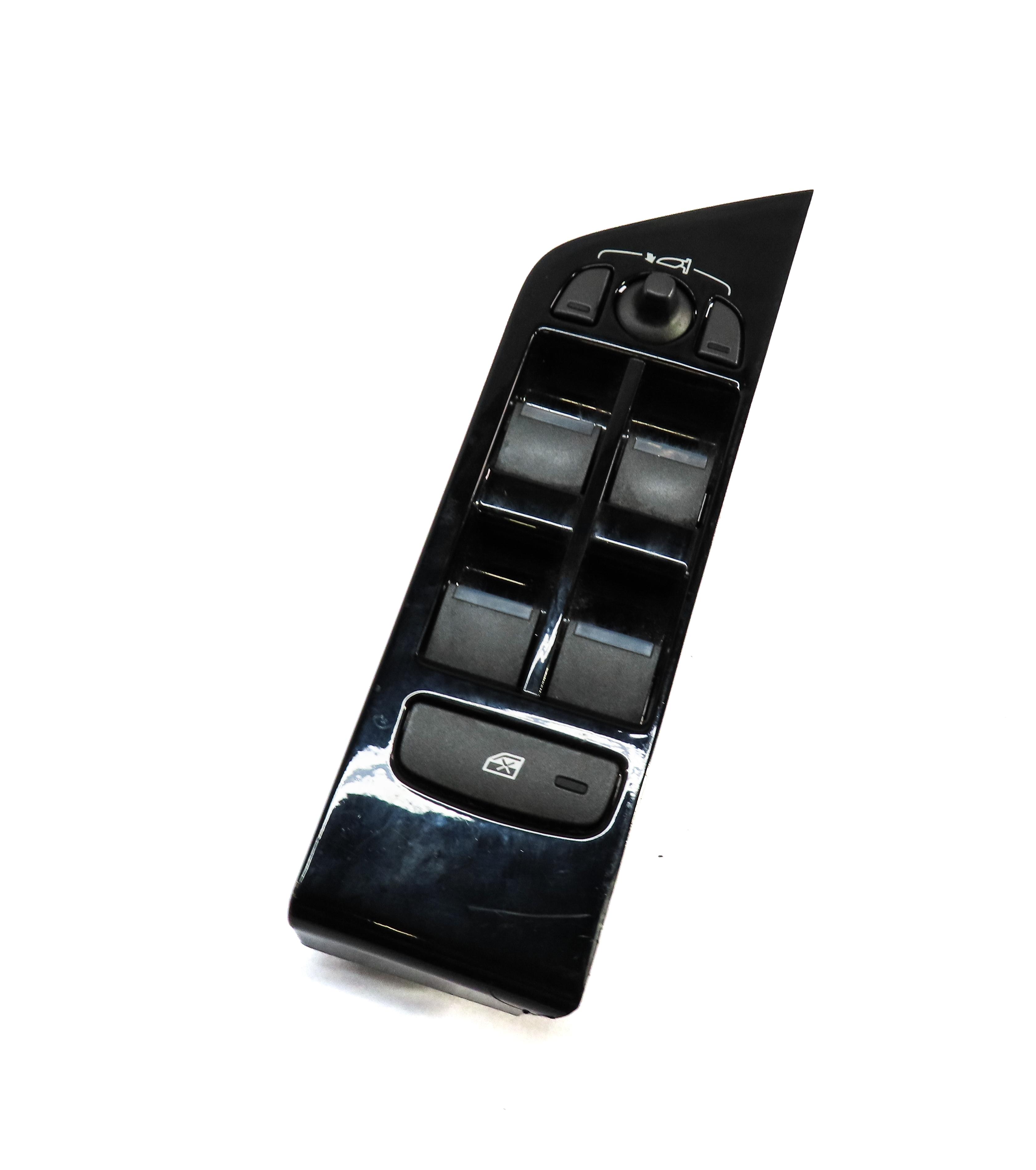 2012-2019 RANGE ROVER EVOQUE (L538) LEFT FRONT DRIVER P-FOLD WINDOW SWITCH BLACK — exact item pictured