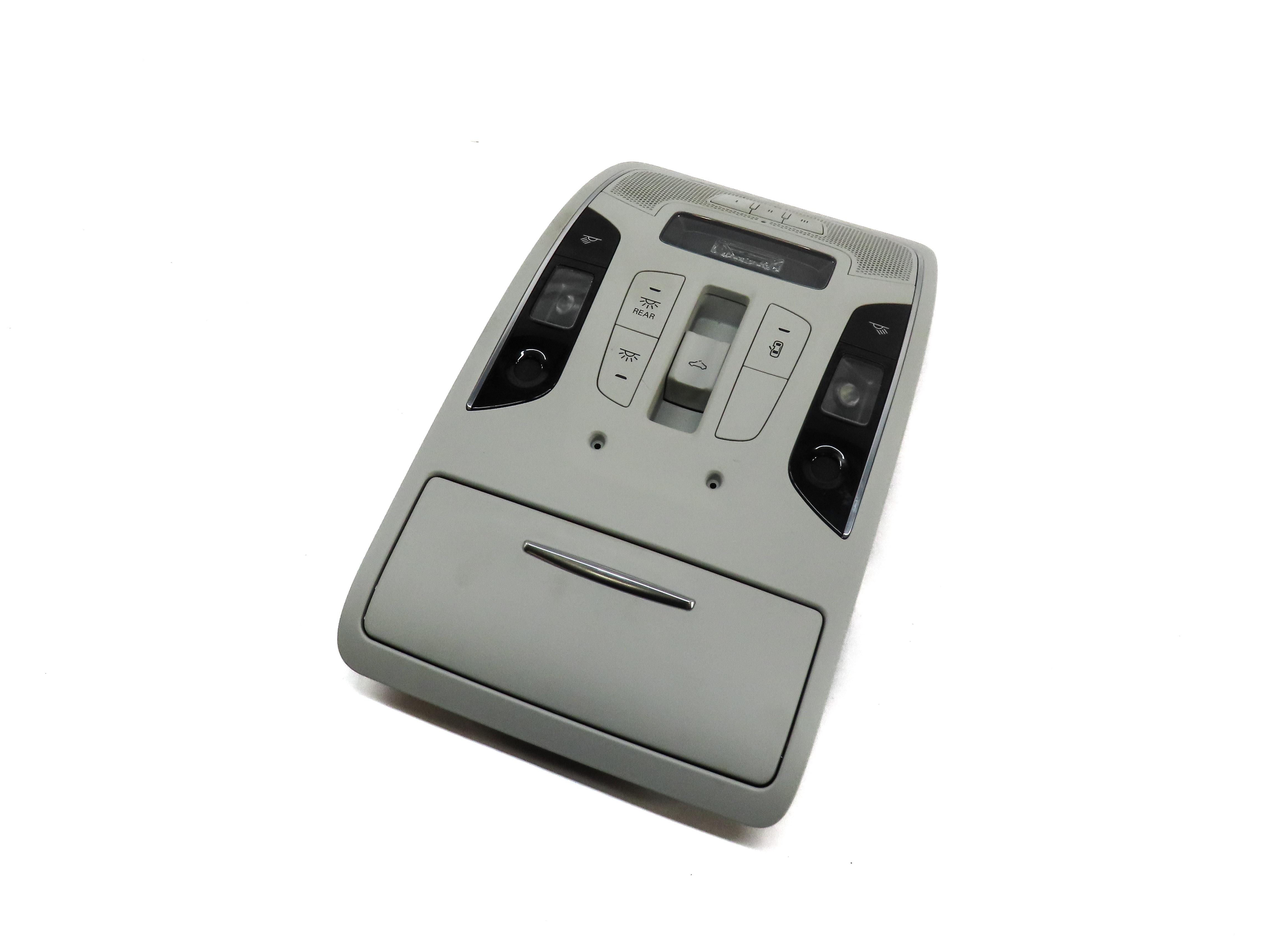 2012 AUDI A7 (C7 4G8) FRONT ROOF DOME LIGHT w/ SWITCH BUTTONS (GRAY) — exact item pictured