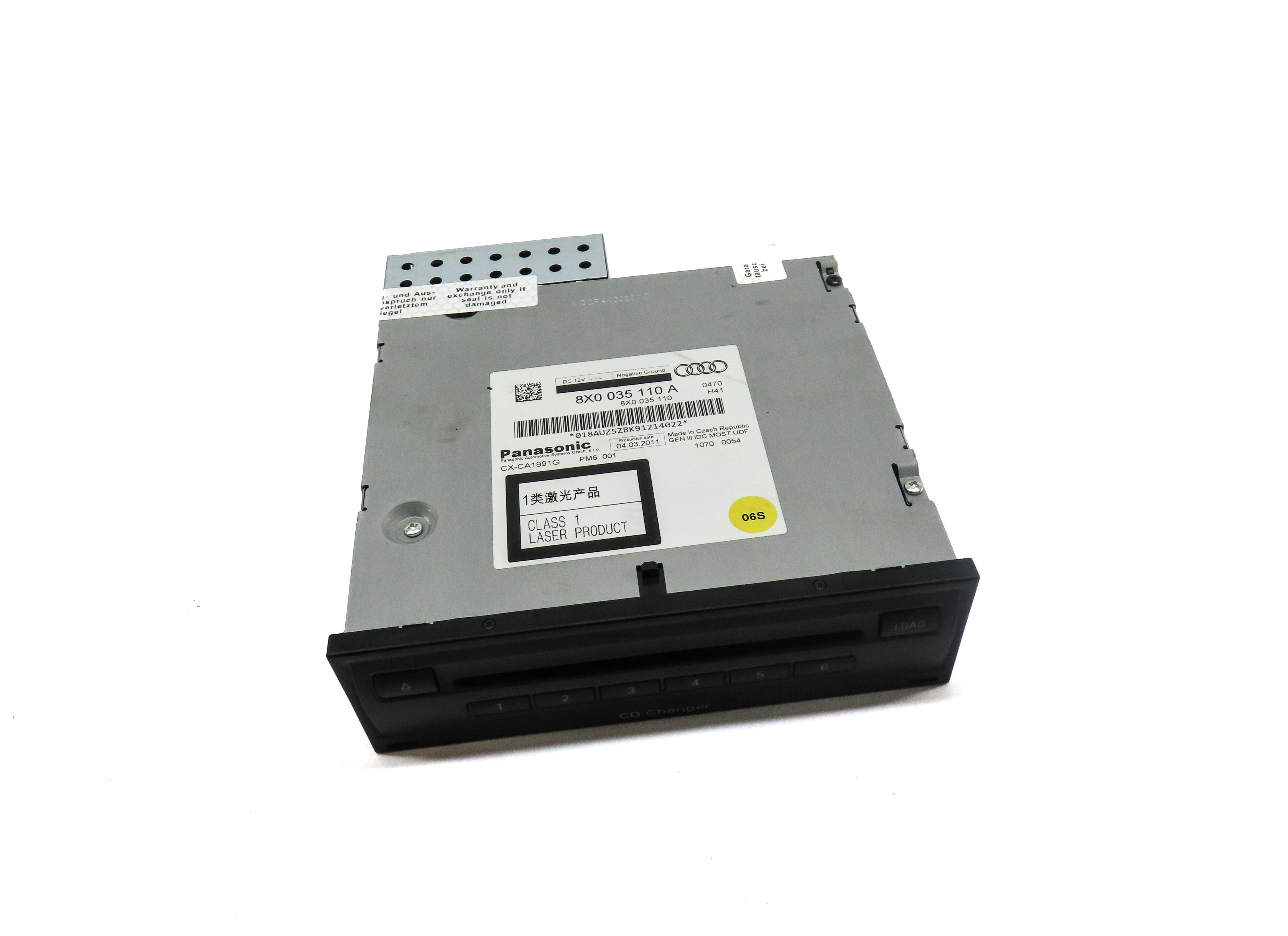 2012-2017 AUDI A5 S5 RS5 A7 S7 Q5 SQ5 (B8 8R C7 F5 4G8) STEREO 6-DISC CD CHANGER — exact item pictured