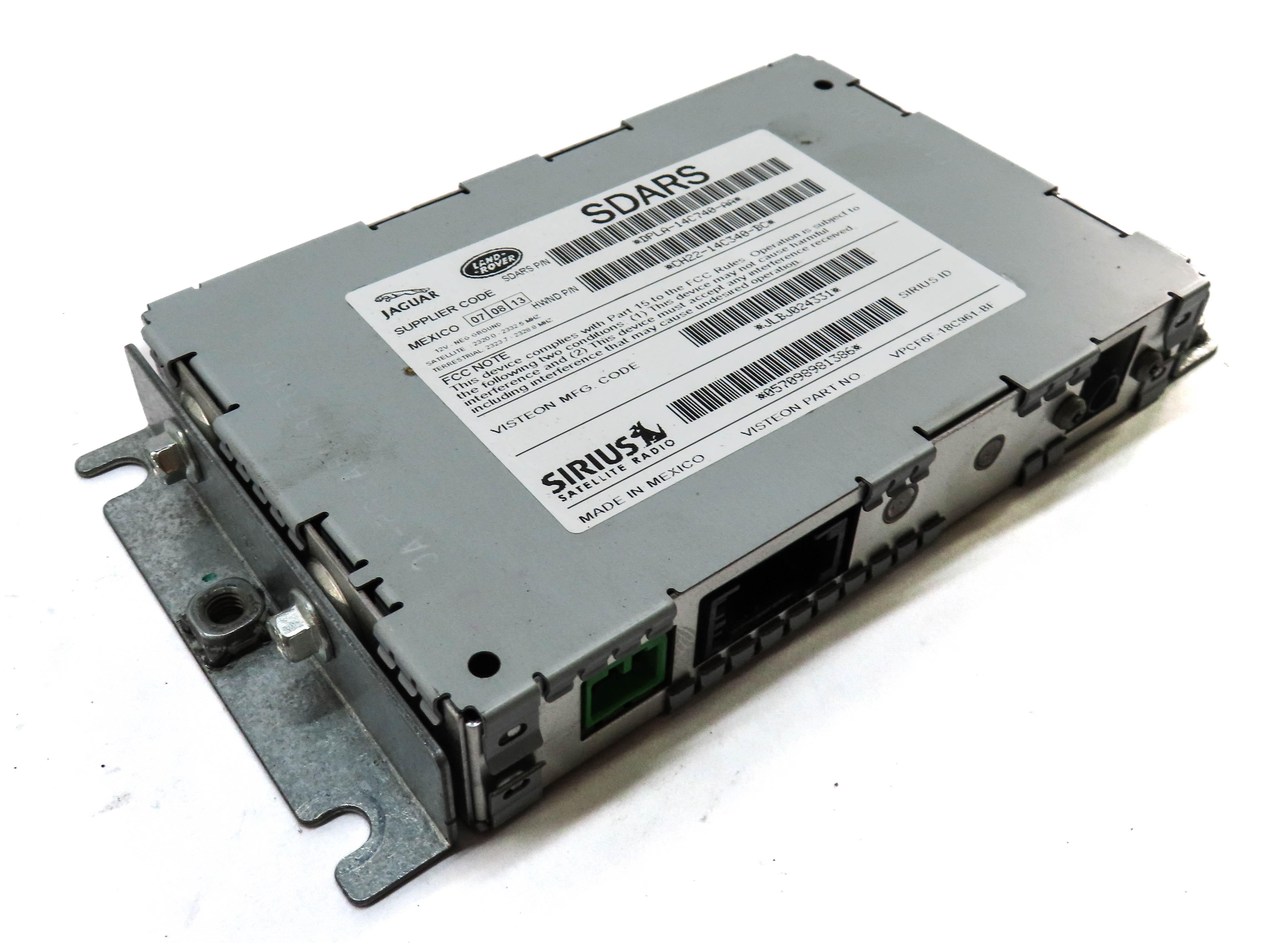 13-19 DISCOVERY SPORT LR4 RANGE ROVER SPORT EVOQUE - SIRIUS SATELLITE RECEIVER — exact item pictured