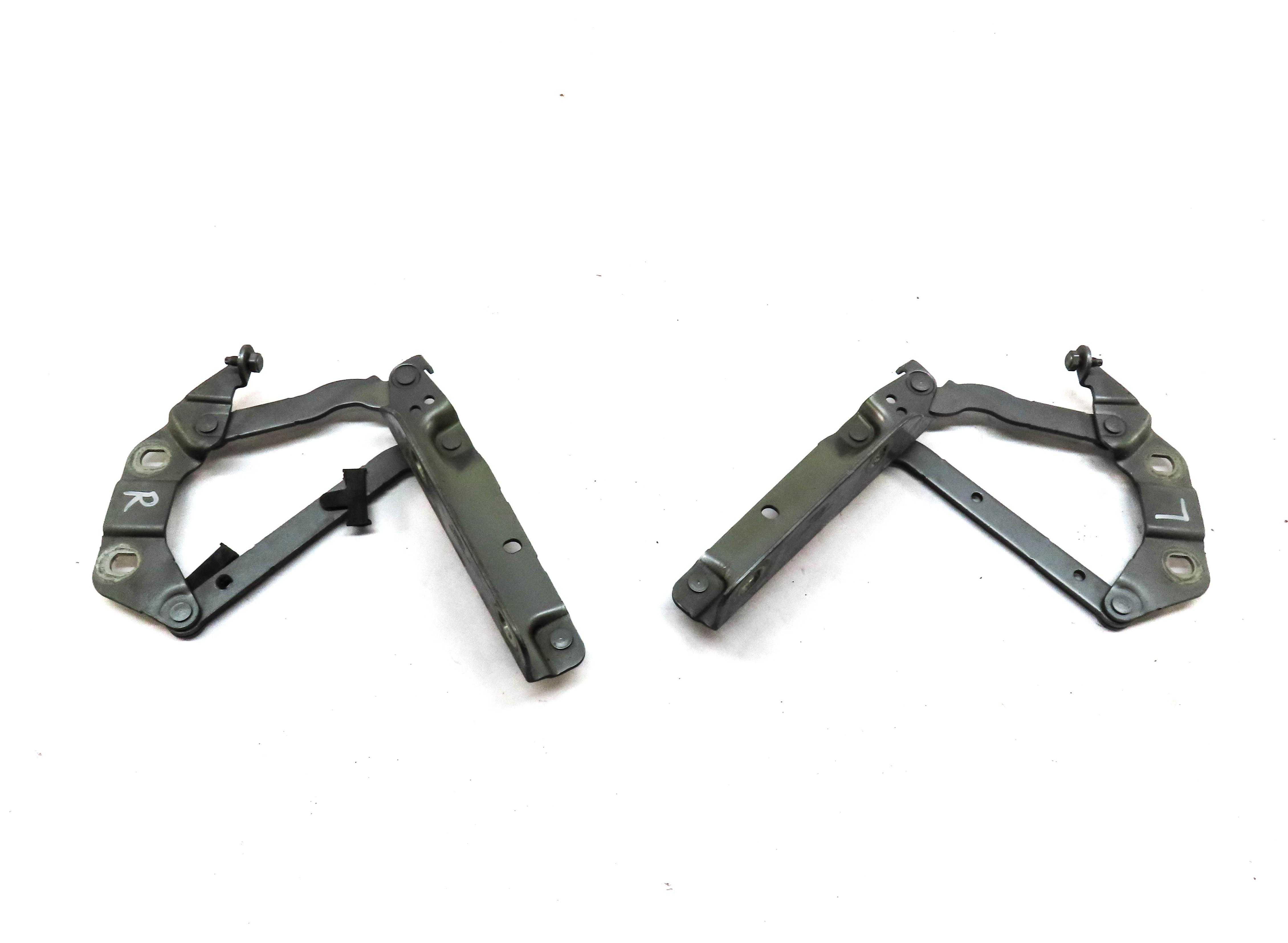 08-19 LAND ROVER LR2 RANGE ROVER EVOQUE L538 FRONT HOOD HINGE SET (ORKNEY GRAY) — exact item pictured