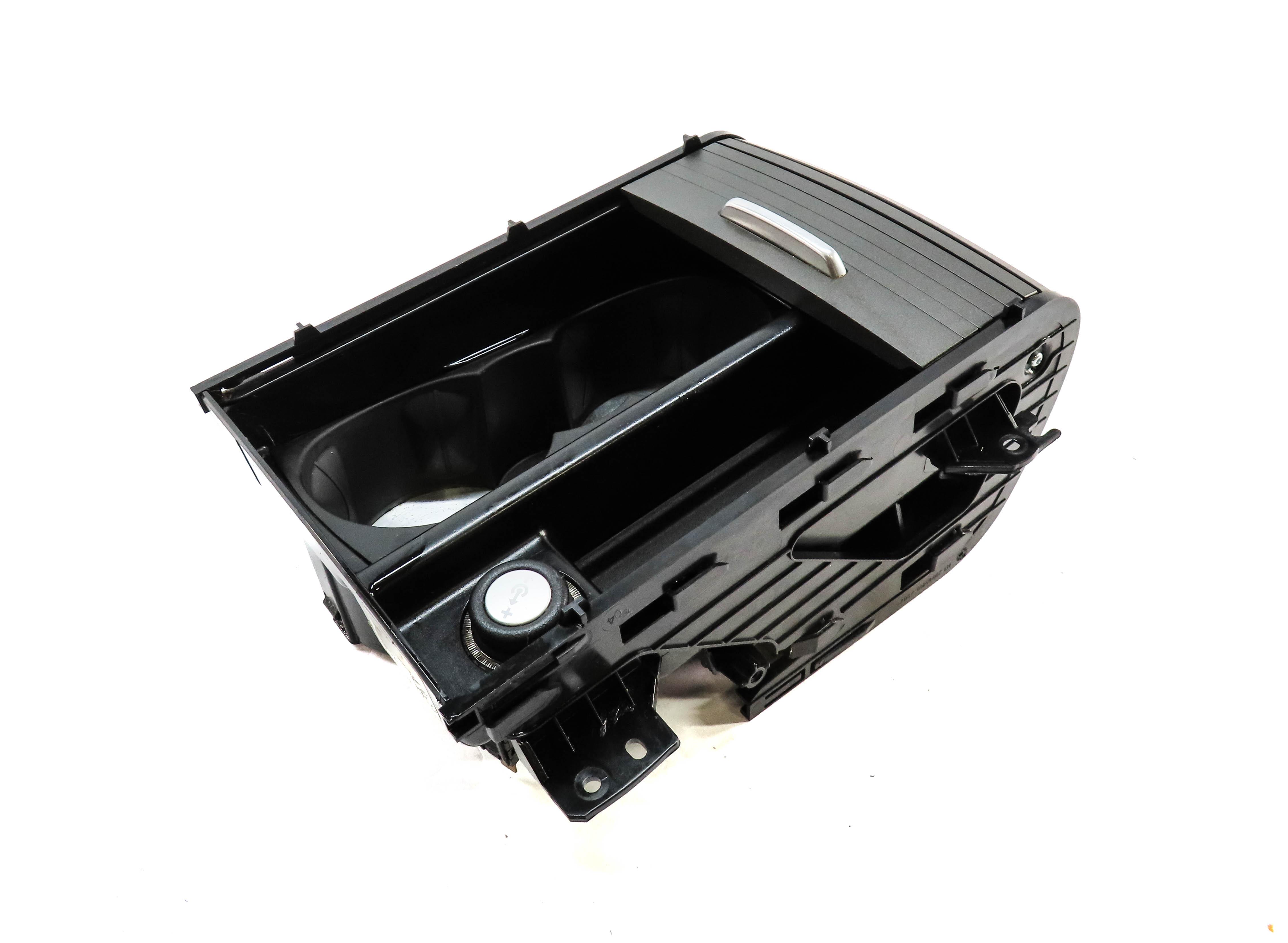 2013 RANGE ROVER EVOQUE (L538) FRONT CENTER CONSOLE CUP HOLDER w/ 12v SOCKET — exact item pictured