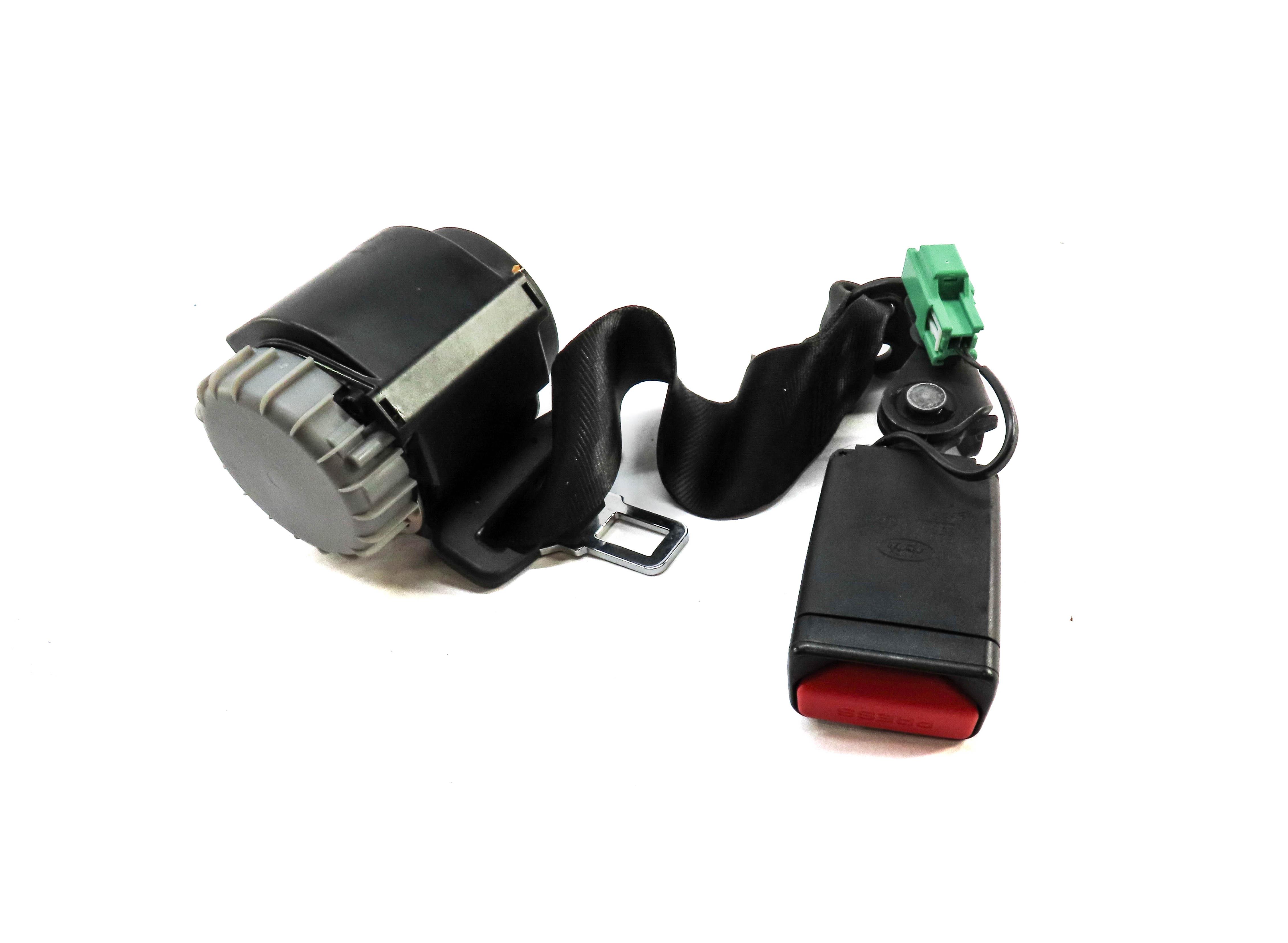 2013 RANGE ROVER EVOQUE (L538) REAR CENTER SEATBELT RETRACTOR & RECEIVER (BLACK) — exact item pictured