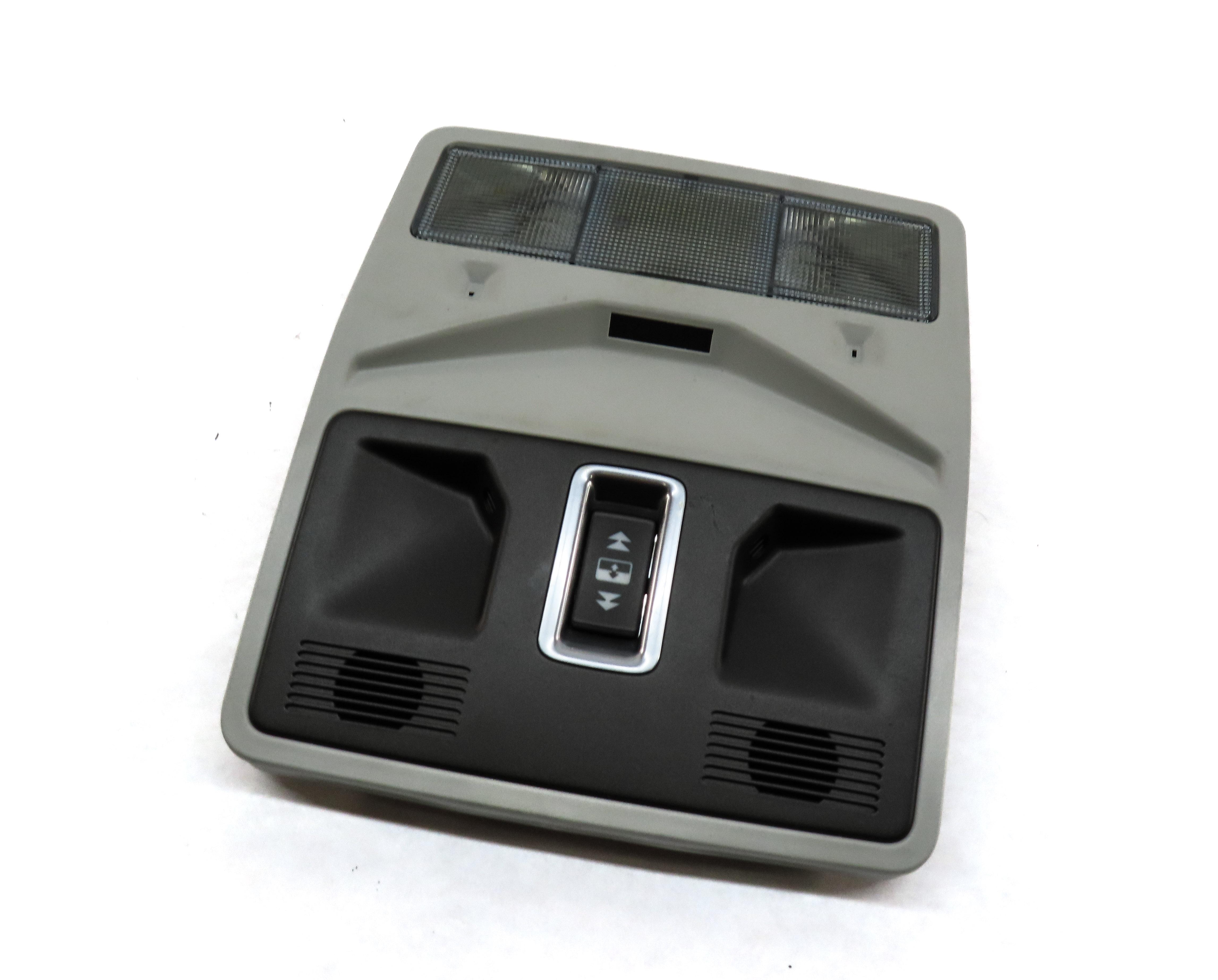 2013 LAND RANGE ROVER EVOQUE L538 FRONT ROOF DOME LIGHT w/ SWITCH BUTTONS (GRAY) — exact item pictured