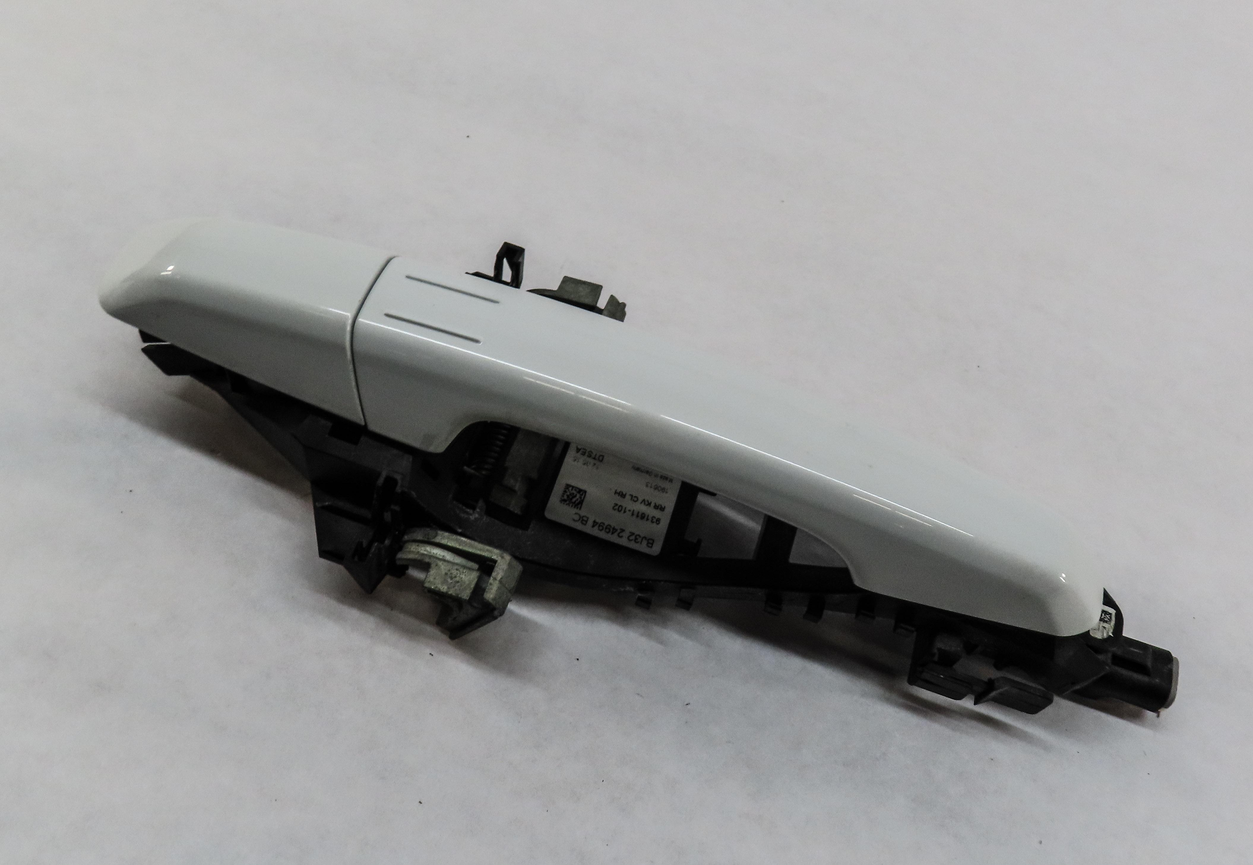 12-17 RANGE ROVER SPORT EVOQUE (L405 L494) RIGHT REAR PASSIVE DOOR HANDLE WHITE — exact item pictured