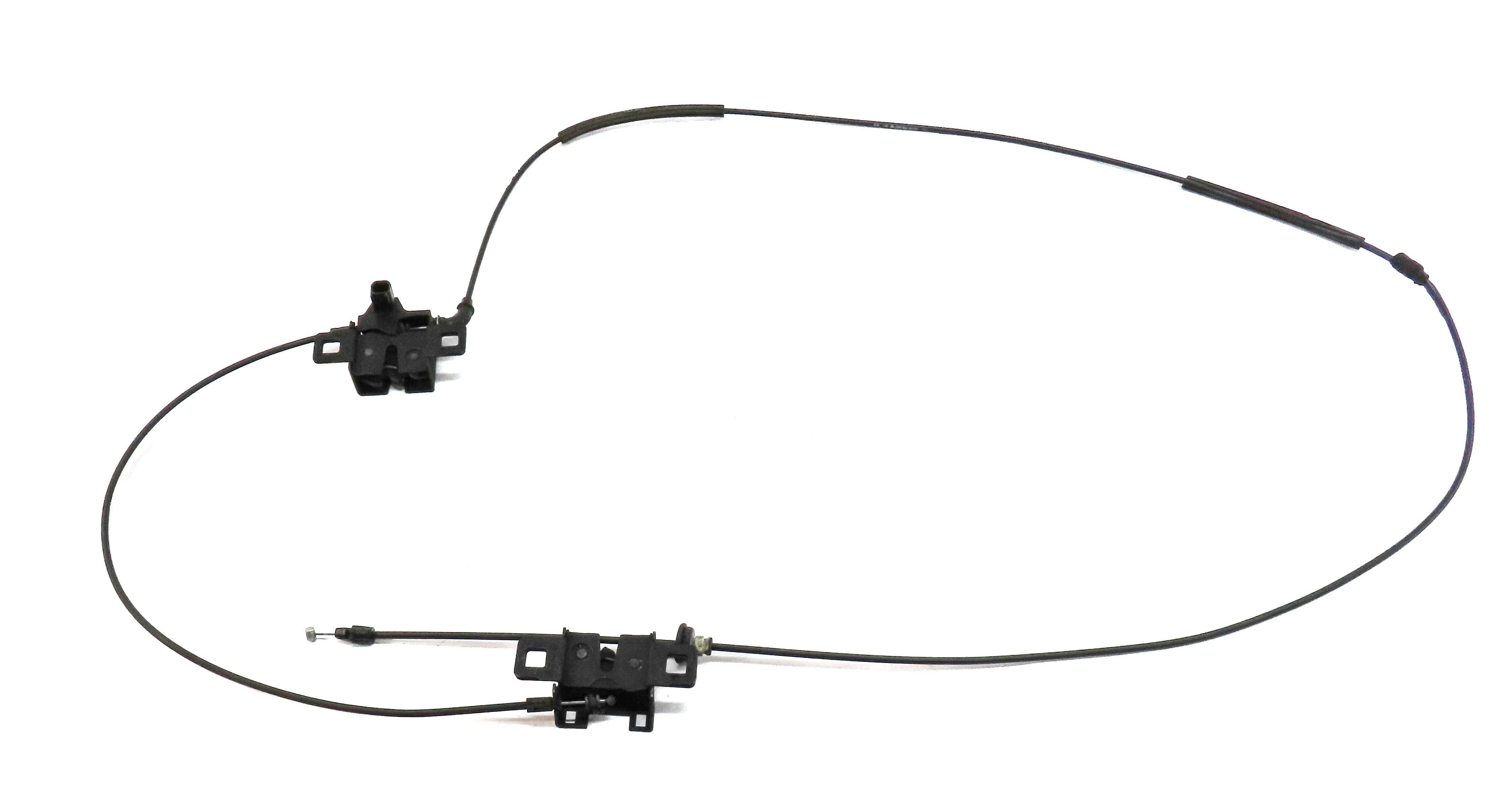 2013 LAND RANGE ROVER EVOQUE (L538) HOOD LEFT & RIGHT LOWER LOCK LATCH w/ CABLE — exact item pictured